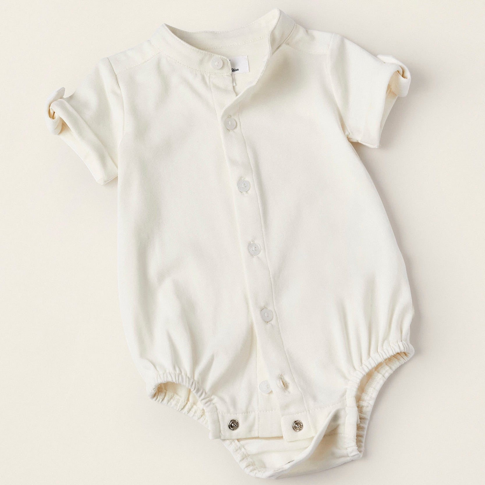 Plain Bodysuit + Striped Jumpsuit for Newborn Boys, Multicolour