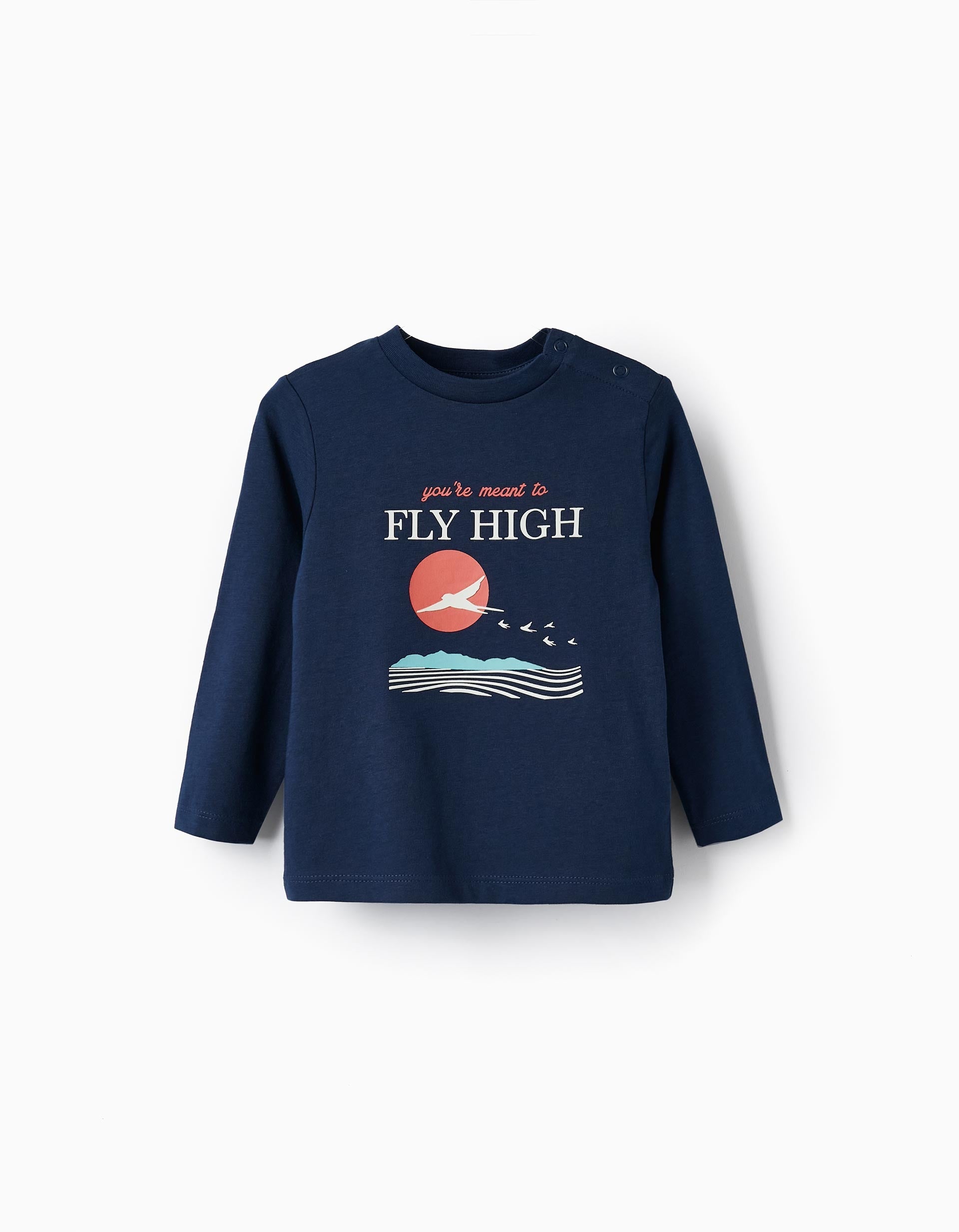 Long Sleeve T-Shirt for Baby Boys 'Fly High', Dark Blue