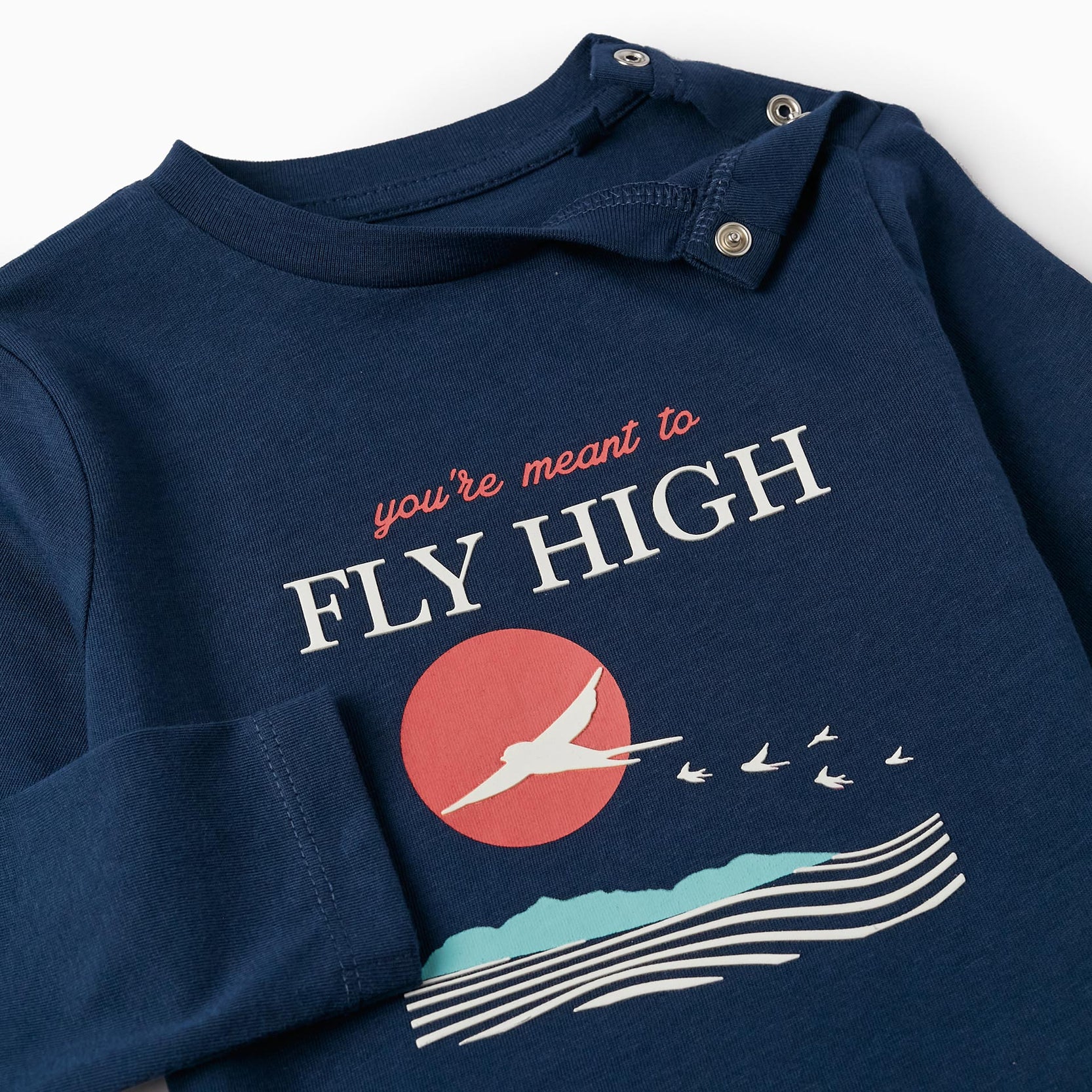 Long Sleeve T-Shirt for Baby Boys 'Fly High', Dark Blue