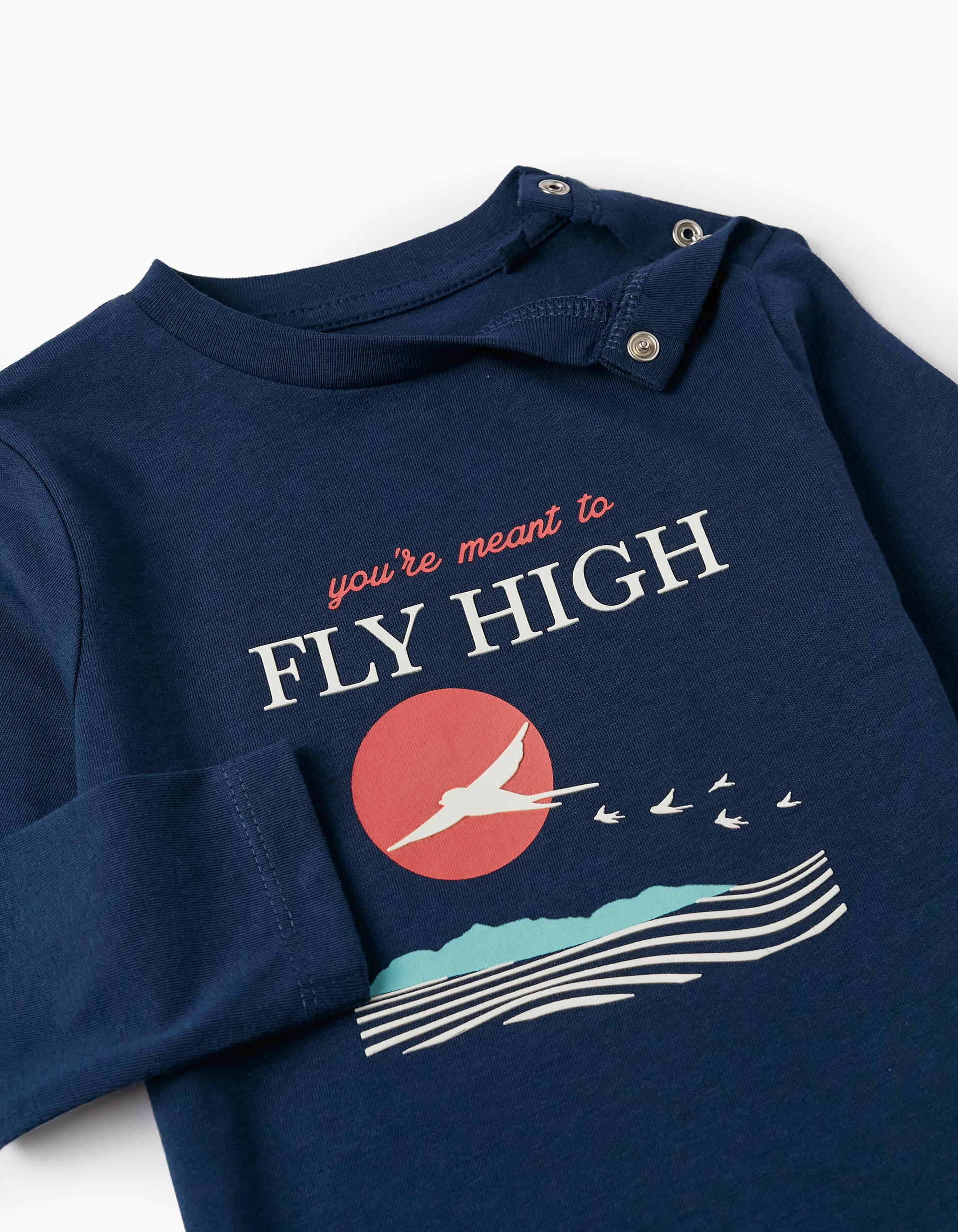 Long Sleeve T-Shirt for Baby Boys 'Fly High', Dark Blue