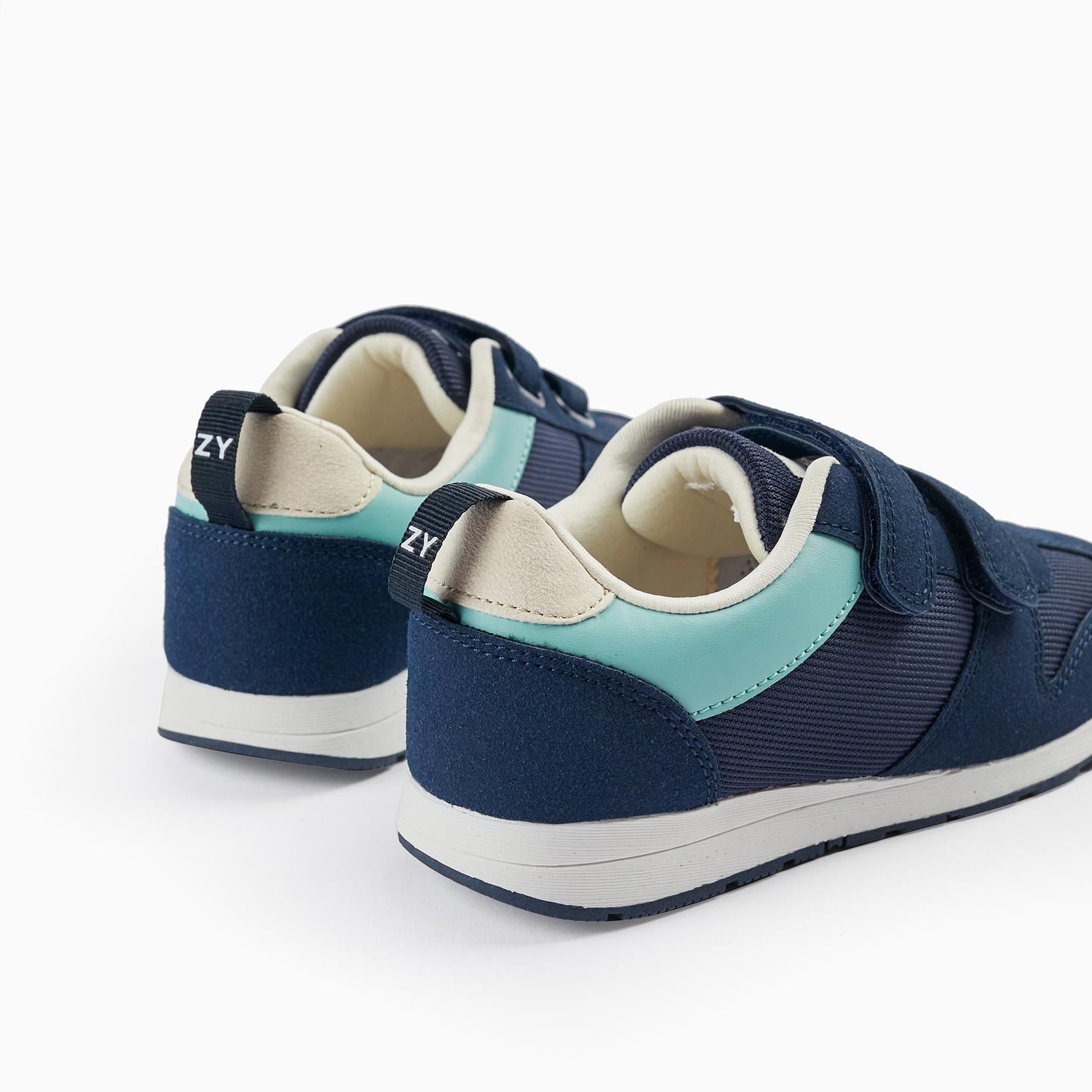 Trainers for Boys, Dark Blue/Light Blue/White