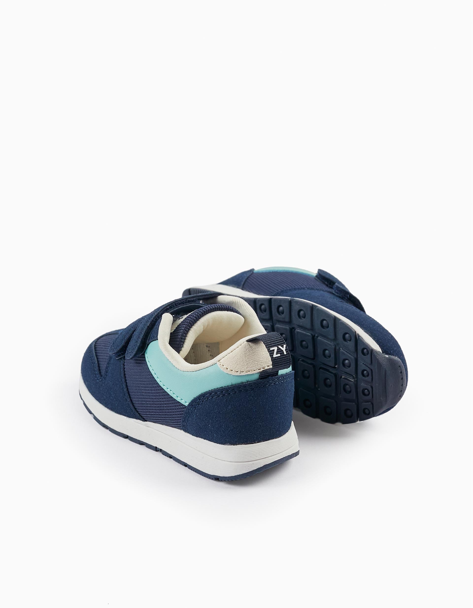 Trainers for Baby Boys, Dark Blue/Light Blue/White