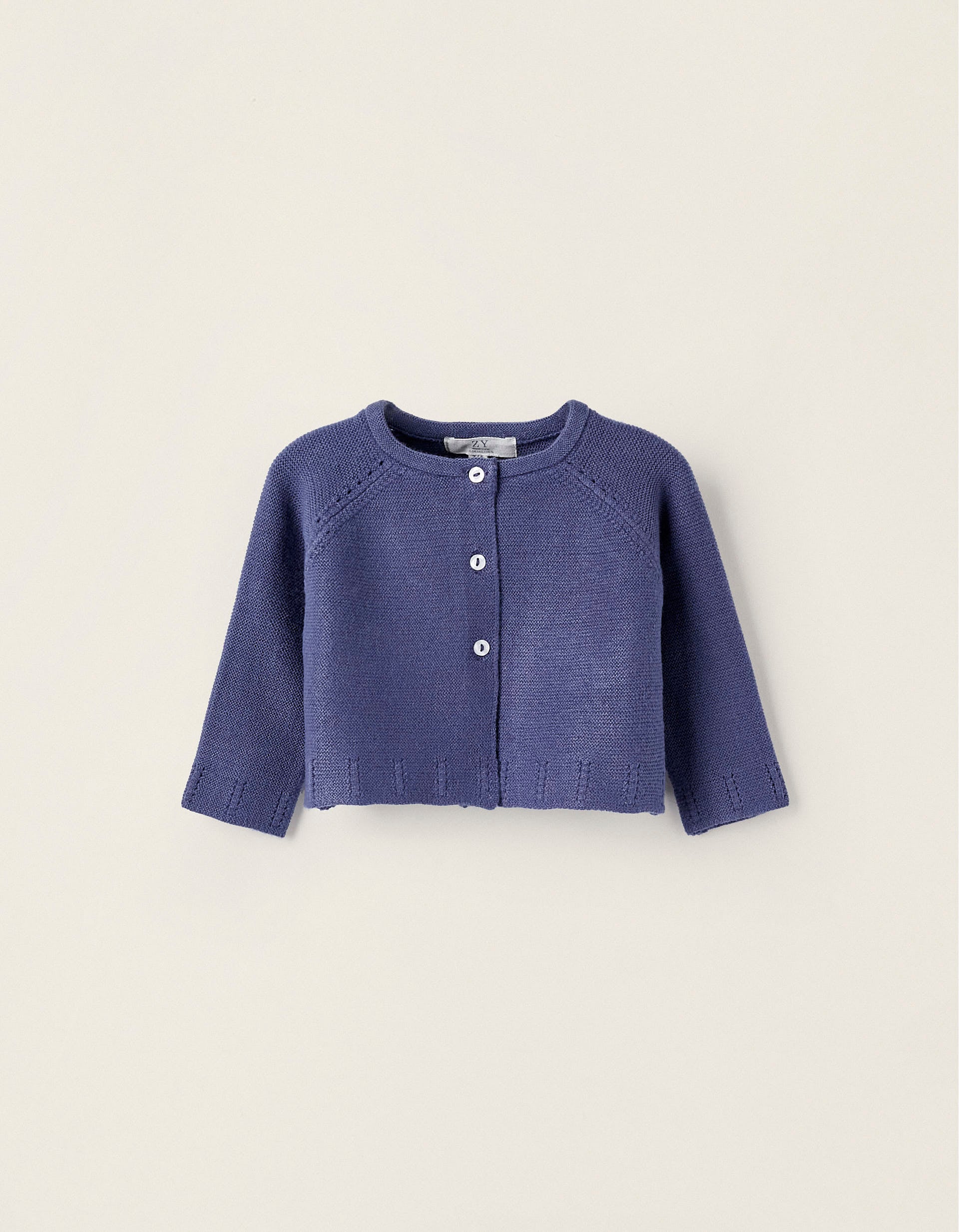 Cardigan for Newborn Girls, Dark Blue