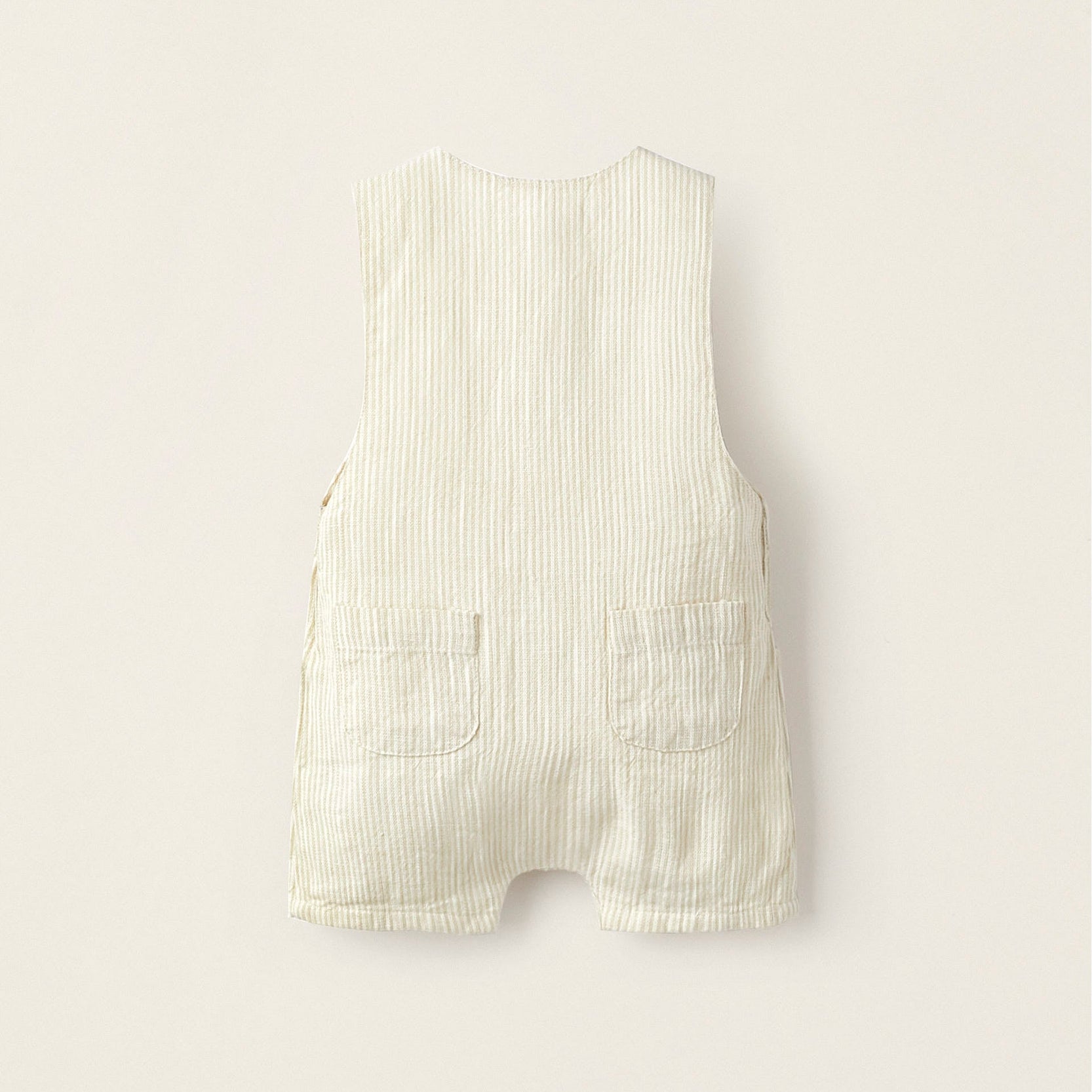 Overall for Newborns 'Special Days', White/Beige