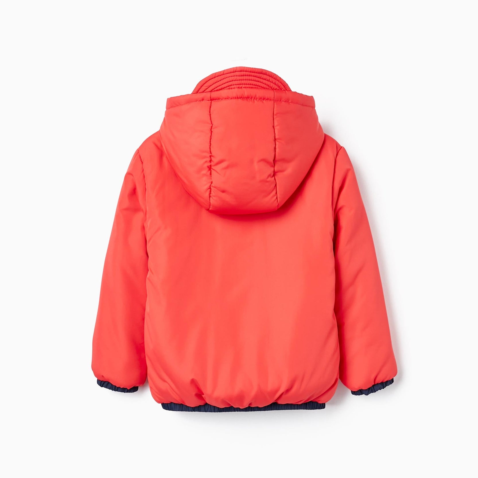 Reversible Padded Jacket for Boys, Red/Dark Blue