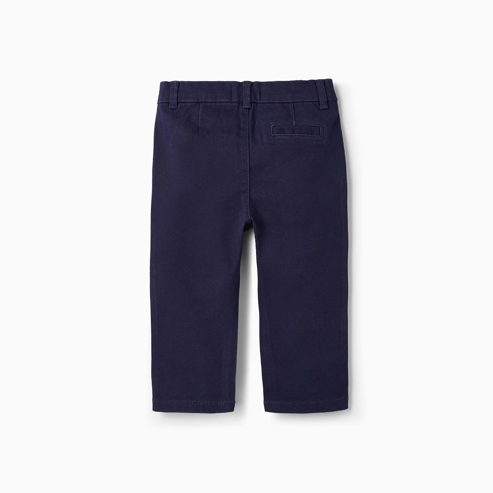 Twill Trousers for Baby Boys, Dark Blue