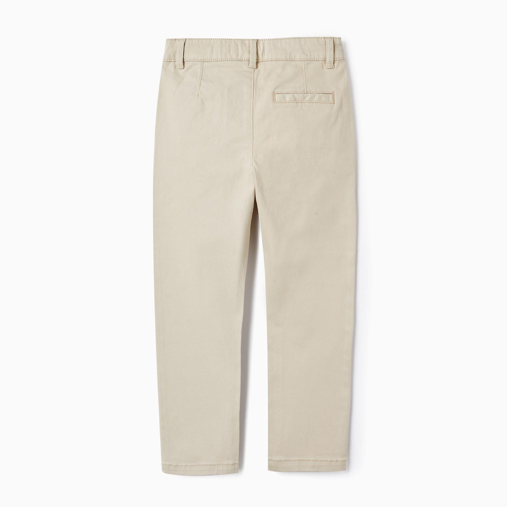 Cotton Chino Trousers for Boys 'Slim Fit', Beige