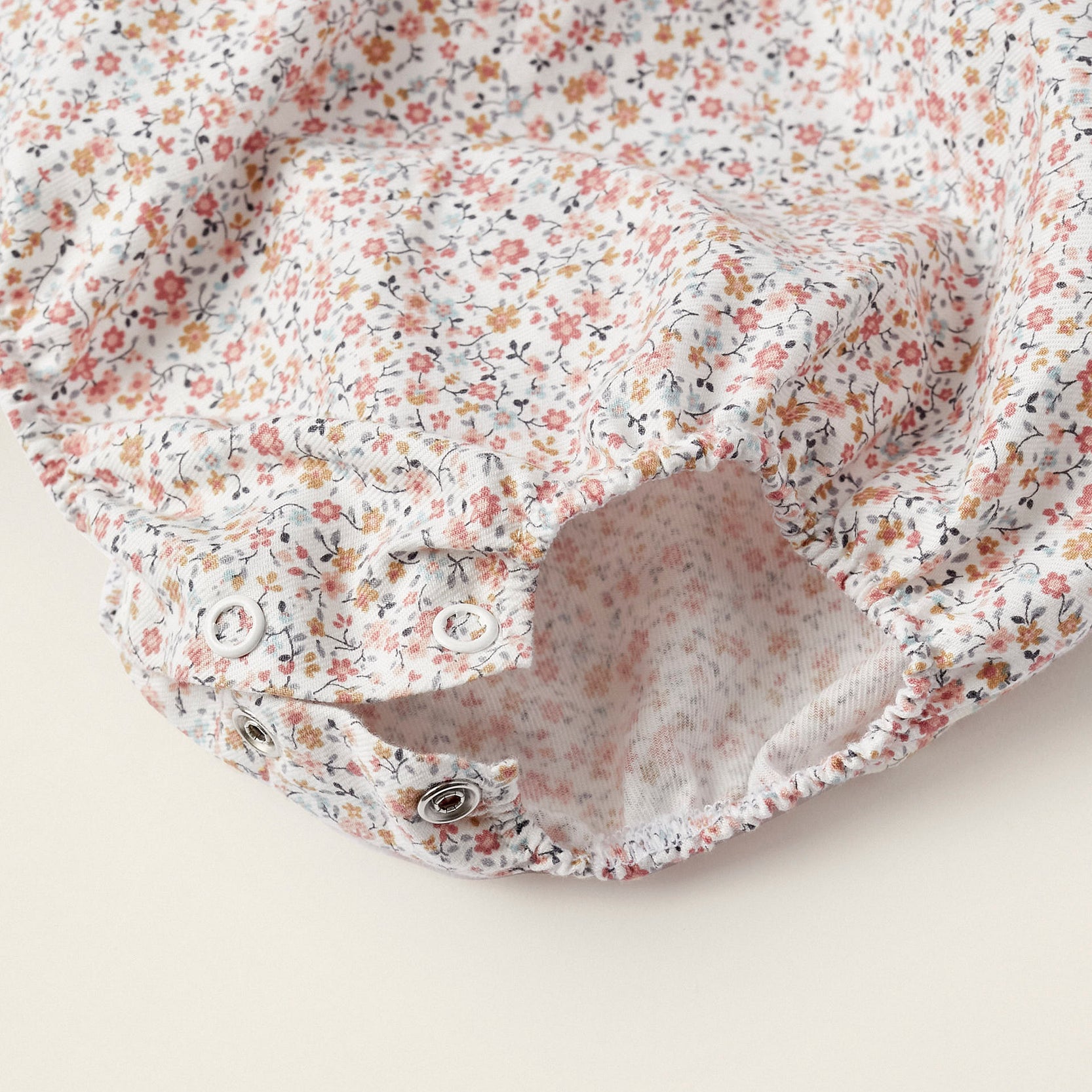 Combined Bodysuit for Newborn Girls 'Floral', Multicolour