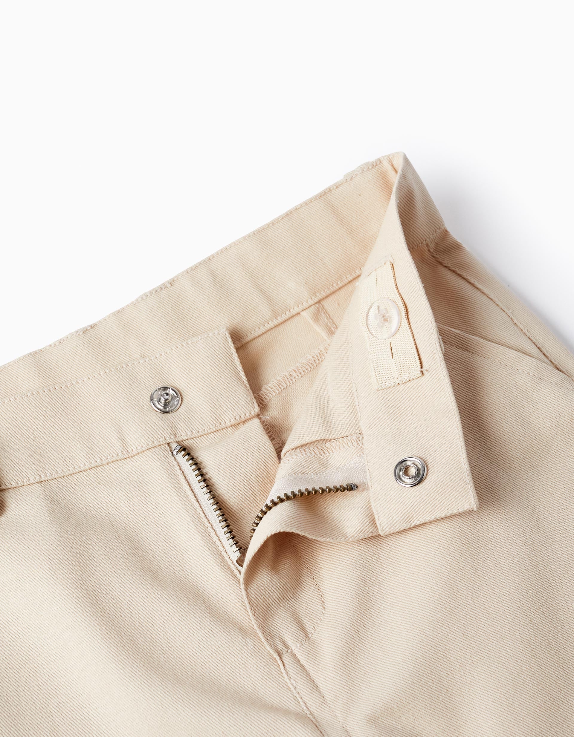 Shirt + Bow Tie + Shorts for Baby Boys, White/Beige