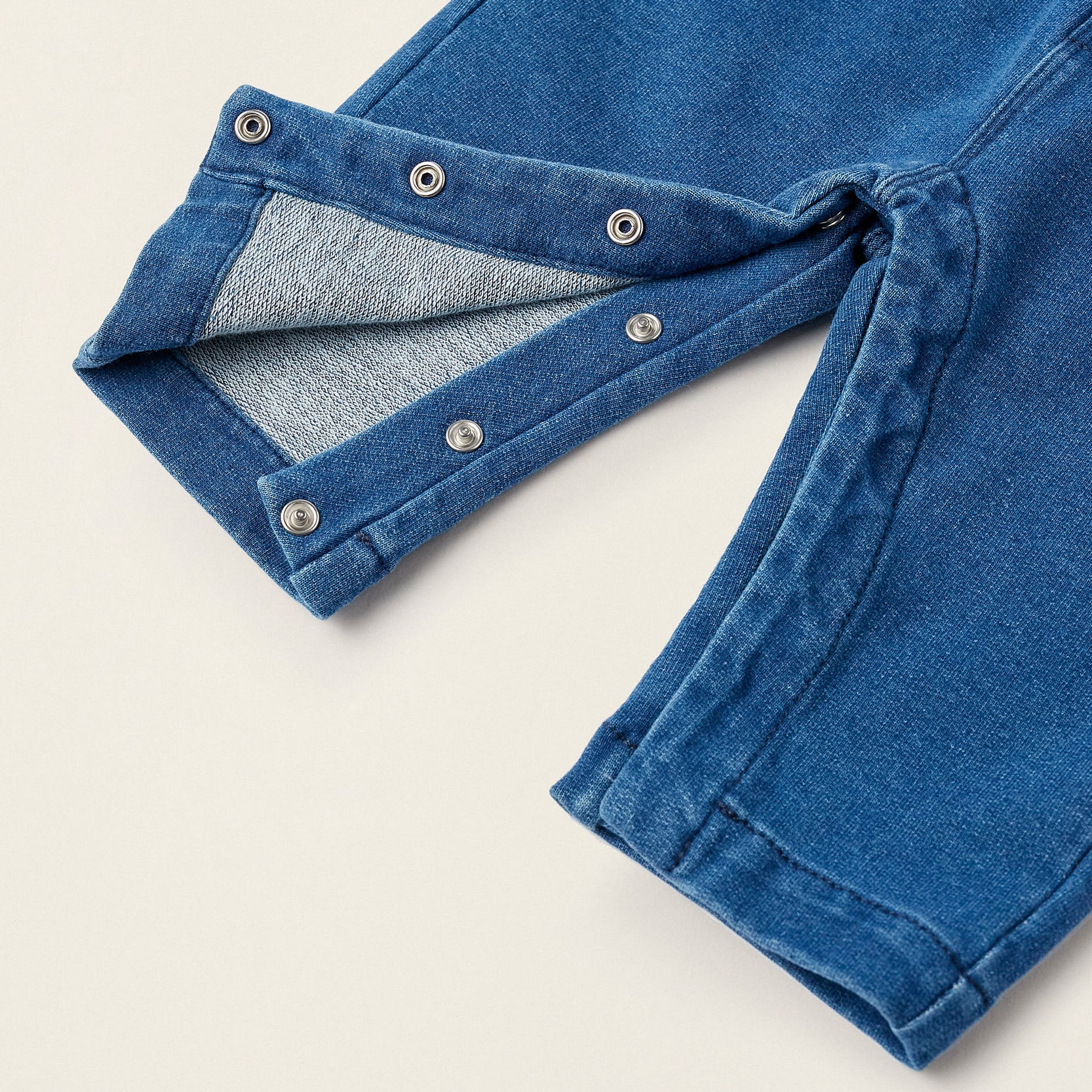 Long Sleeve Bodysuit + Denim Dungarees for Newborn Boys, Blue