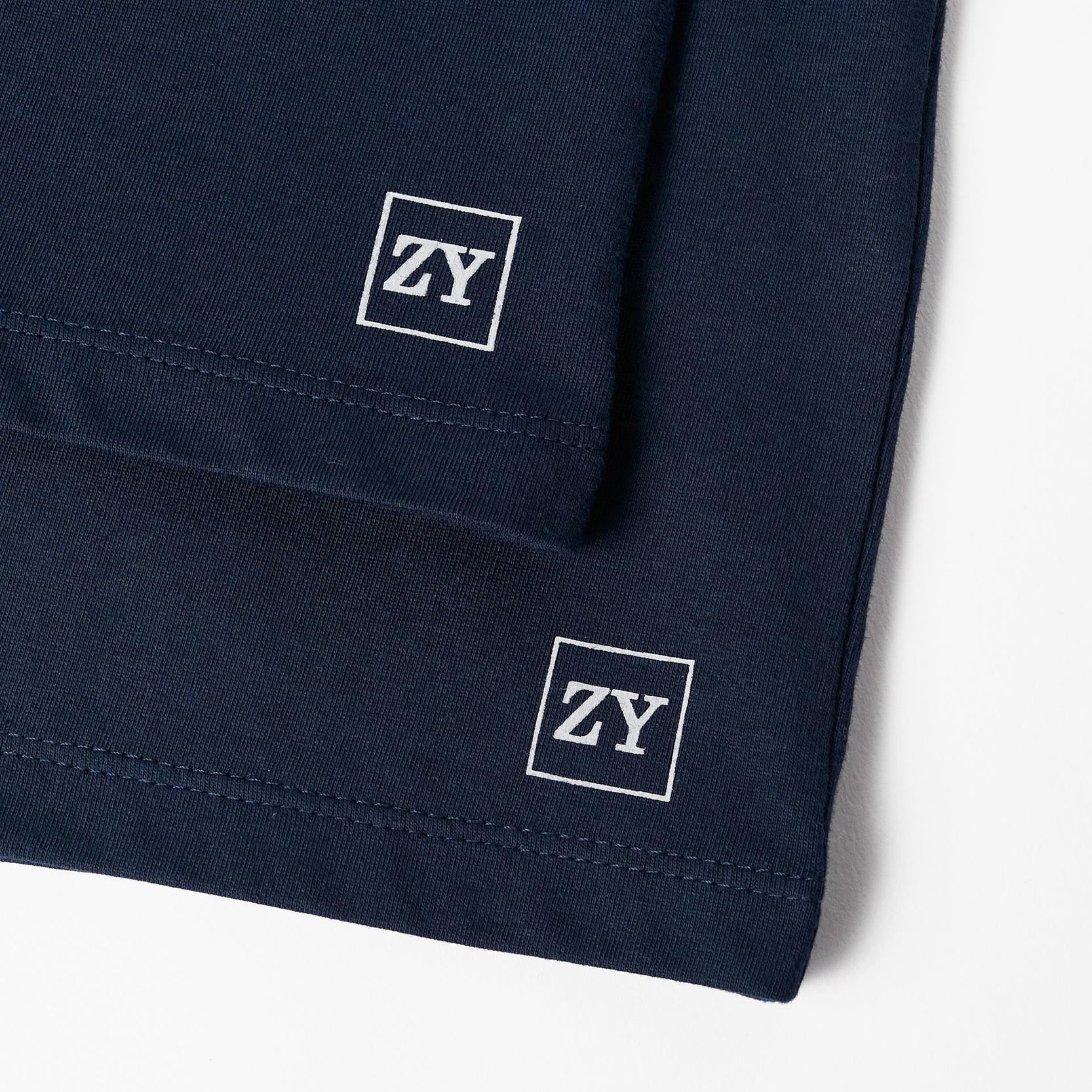 Pack of 2 Long Sleeve T-Shirts for Baby Boys, Dark Blue