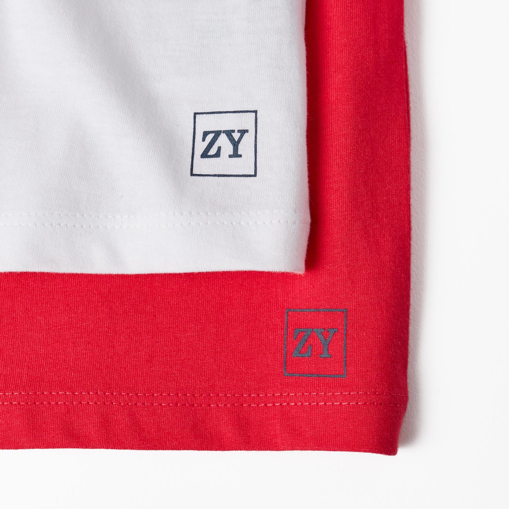 Pack of 2 Long Sleeve T-Shirts for Baby Boys, Red/White