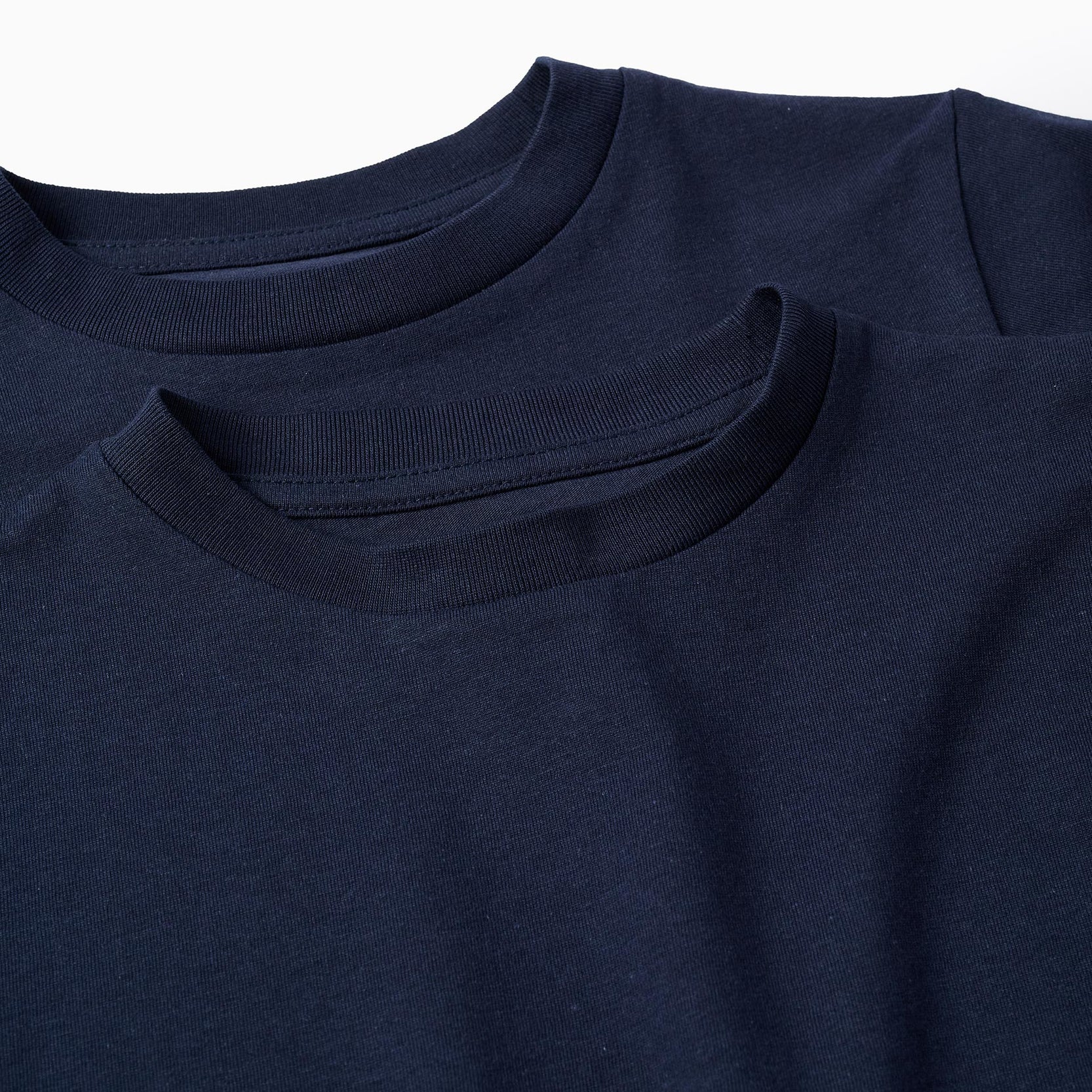 Pack of 2 Cotton T-shirts for Boys, Dark Blue