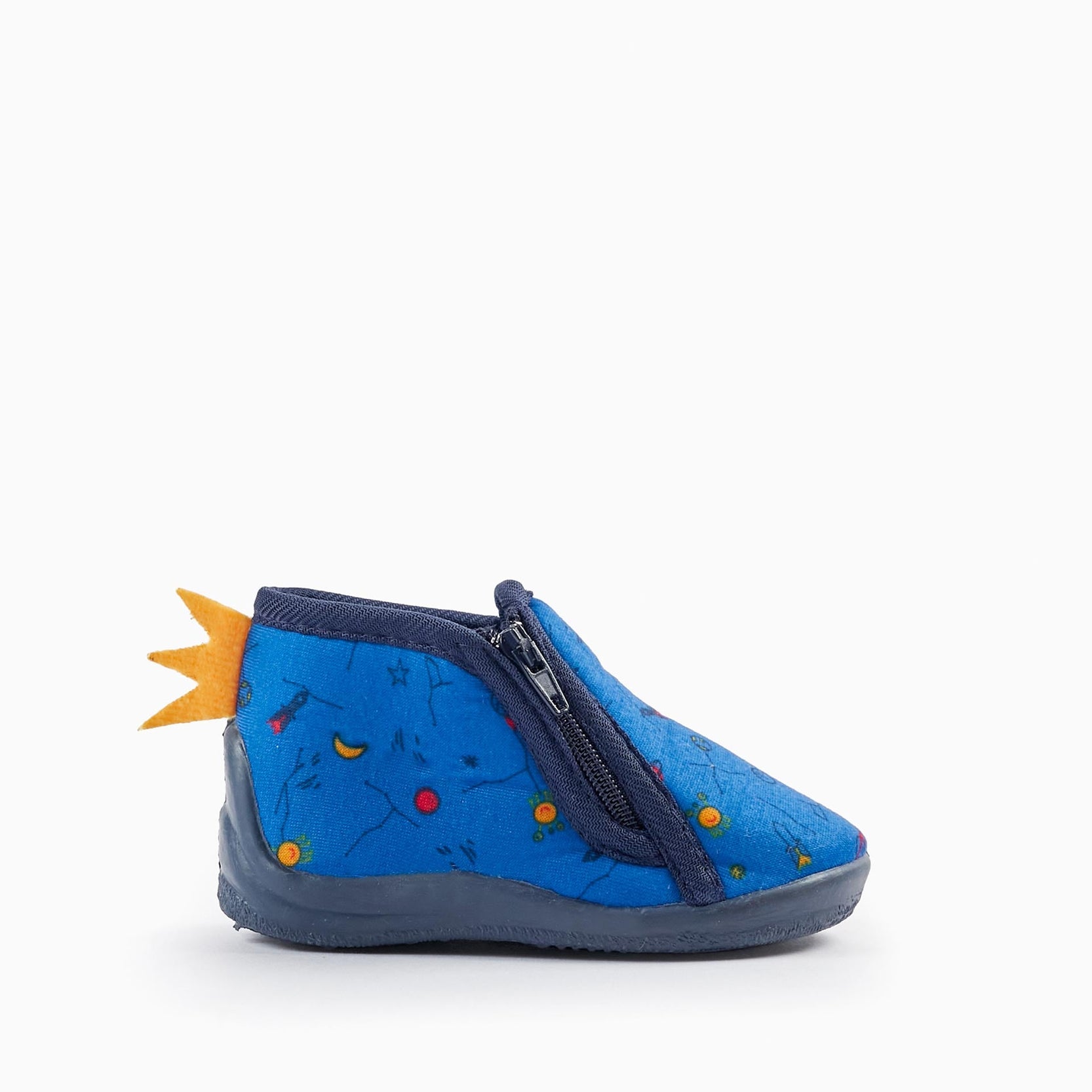 Slippers for Baby Boys 'Space', Dark Blue