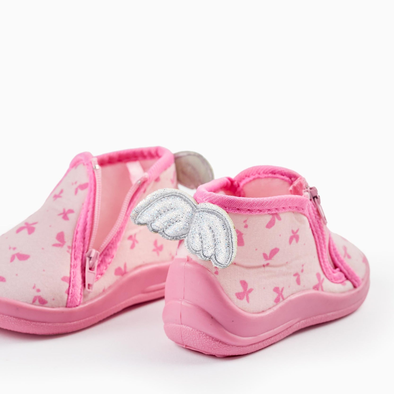 Slippers for Baby Girls 'Butterfly', Pink