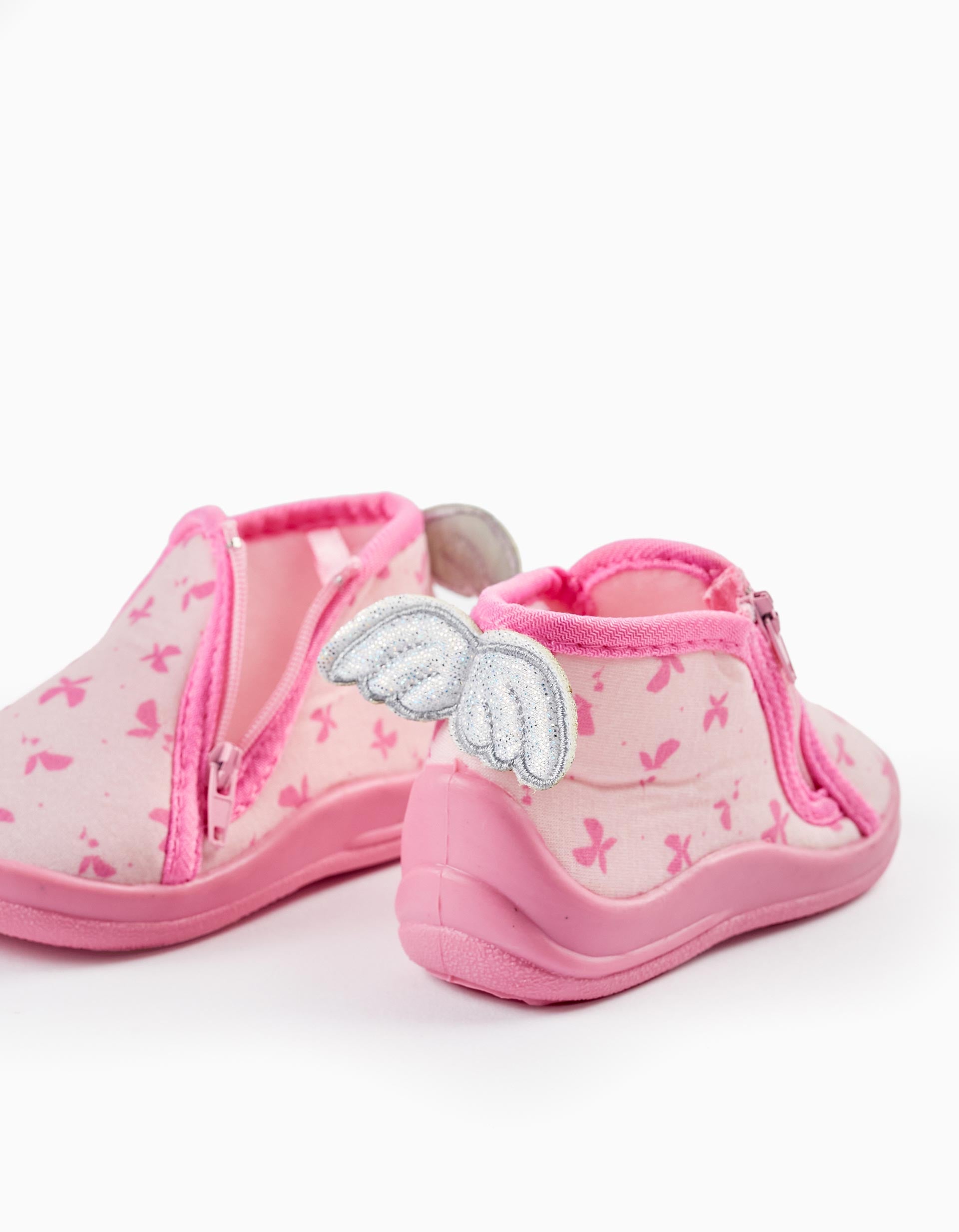 Slippers for Baby Girls 'Butterfly', Pink