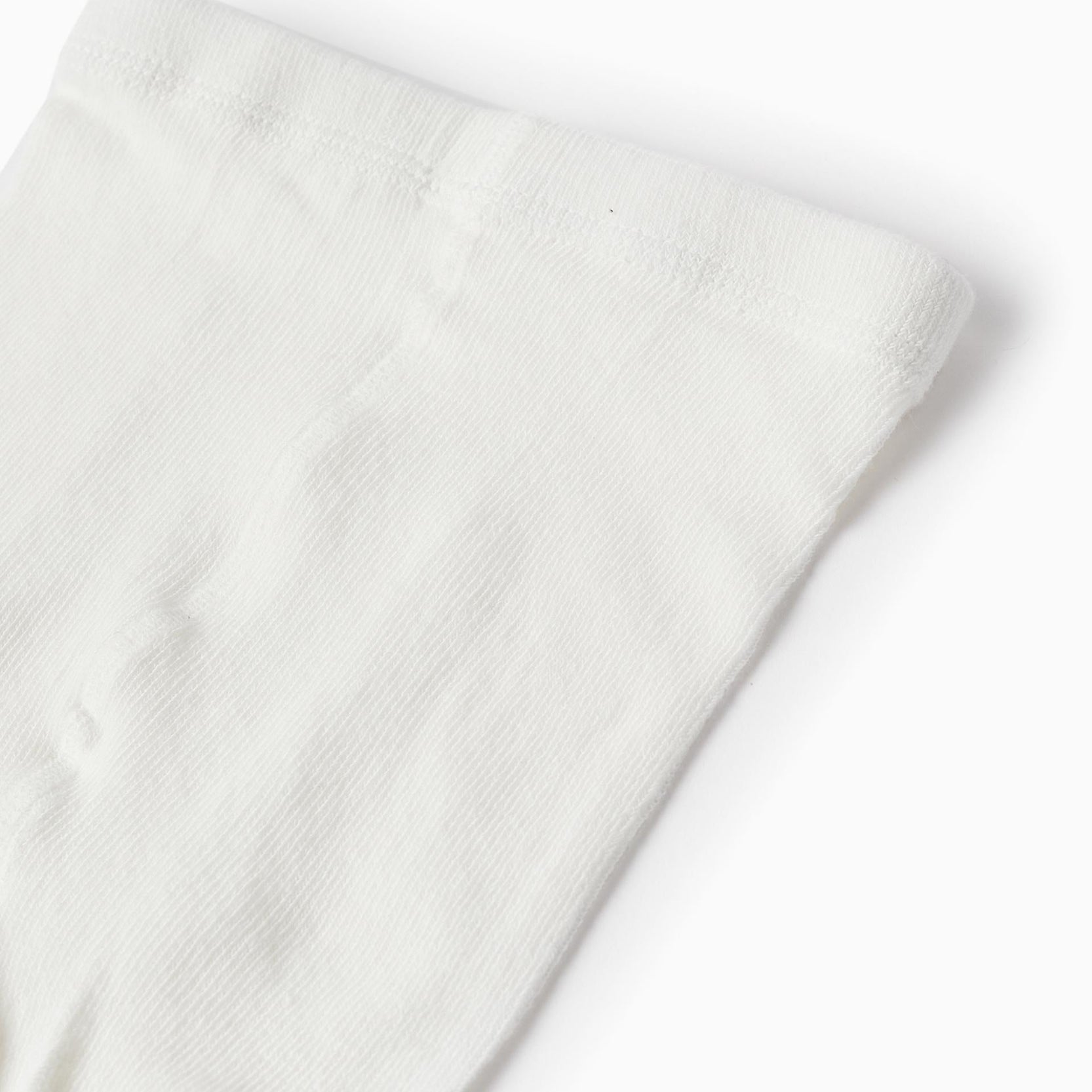 Tights for Girls, White/Yellow