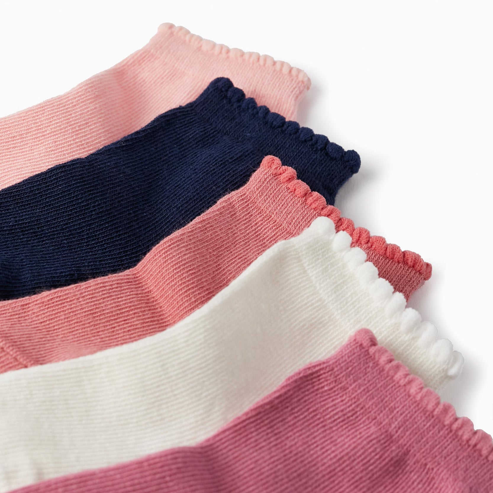 Pack of 5 Pairs of Socks for Baby Girls, Multicolour