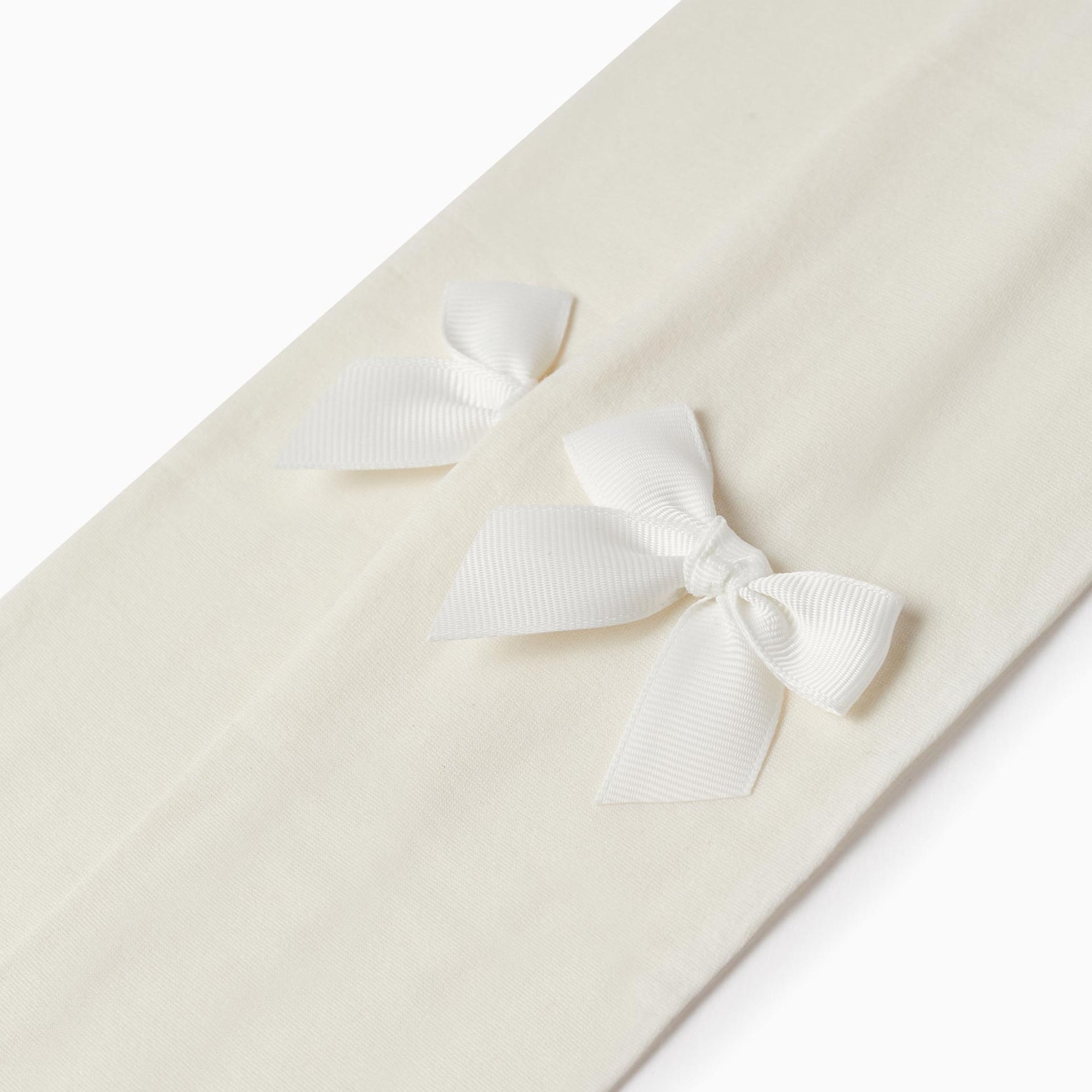 Plain Microfiber Tights for Girls, White