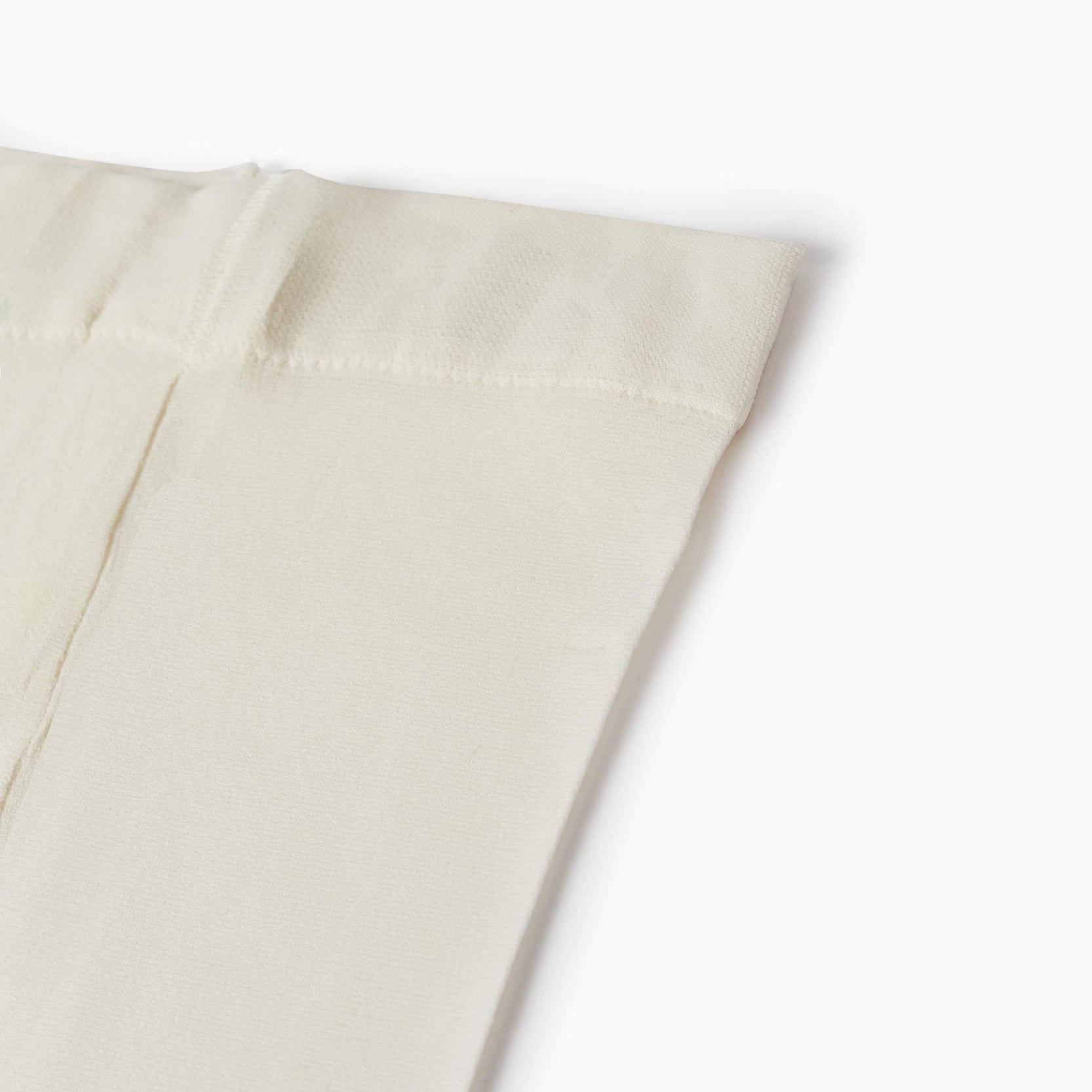 Plain Microfiber Tights for Girls, White