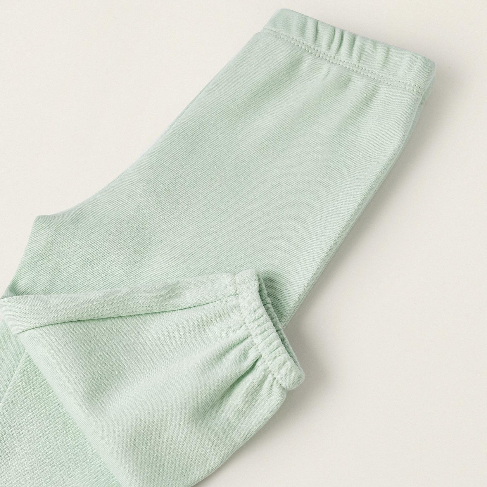 Cotton Pyjama for Baby Girls 'Butterflies', Light Green