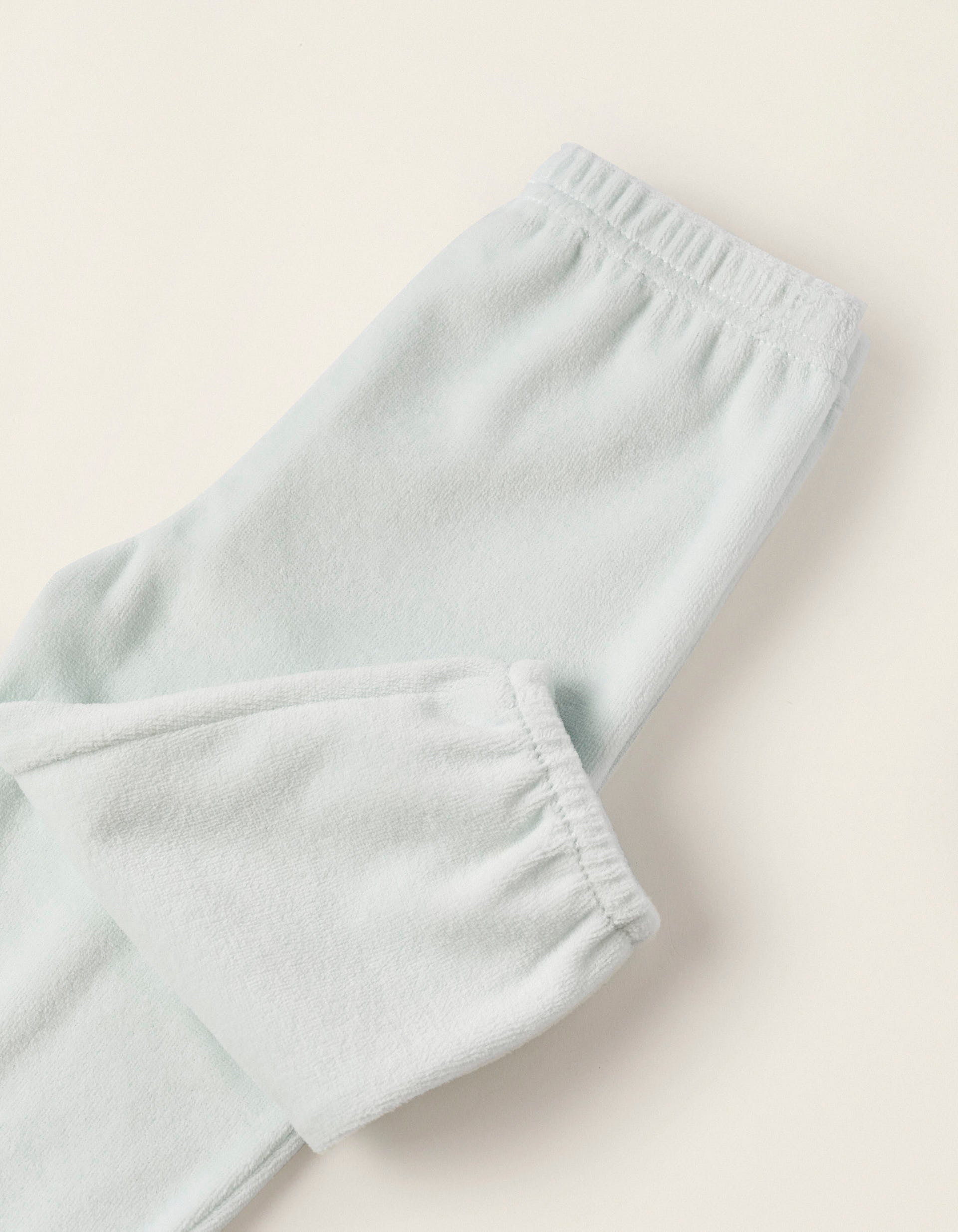 Velvet Pyjama for Baby Boys 'Dear Dad', Light Blue