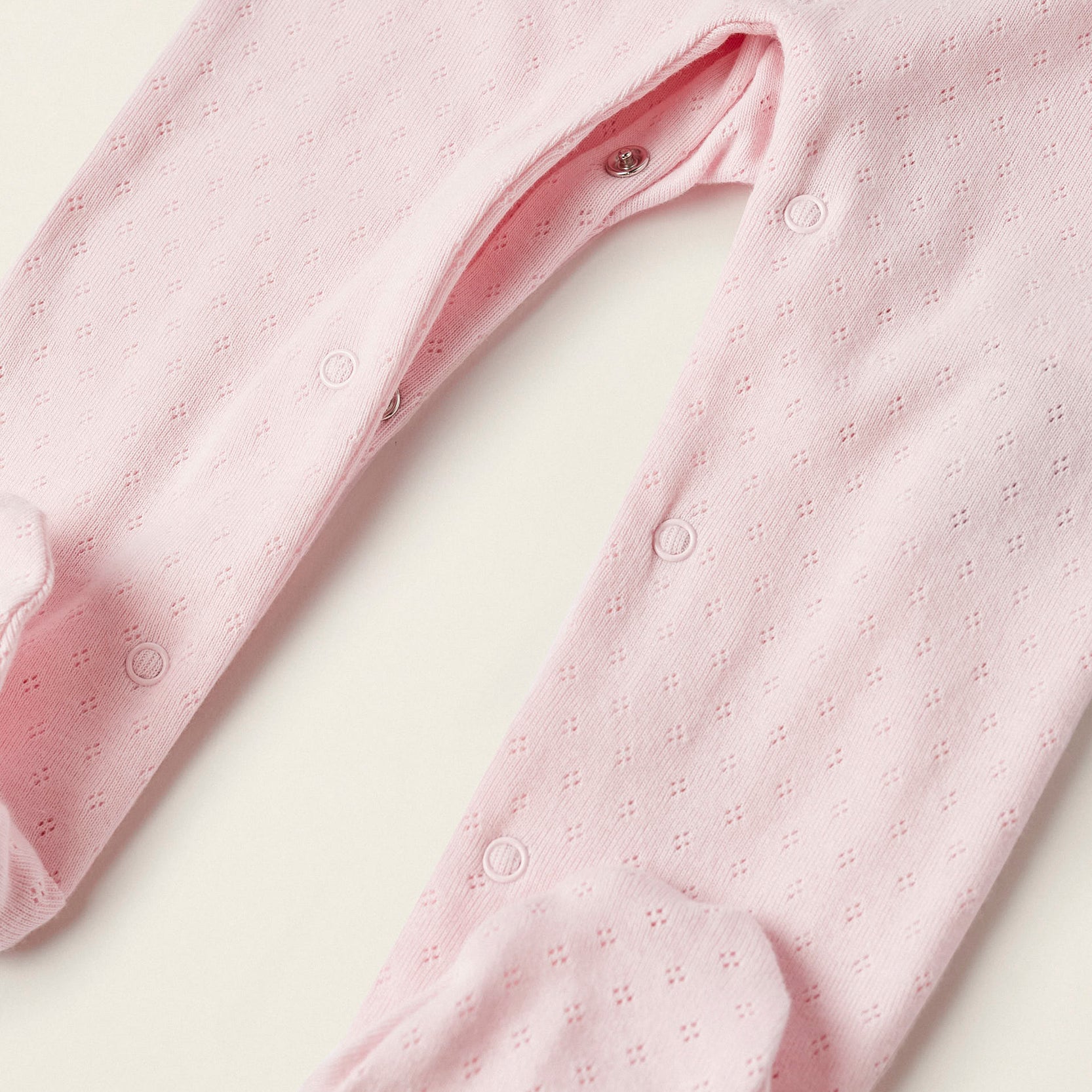 Pack of 2 Cotton Babygrows for Baby Girls, Pink/Green