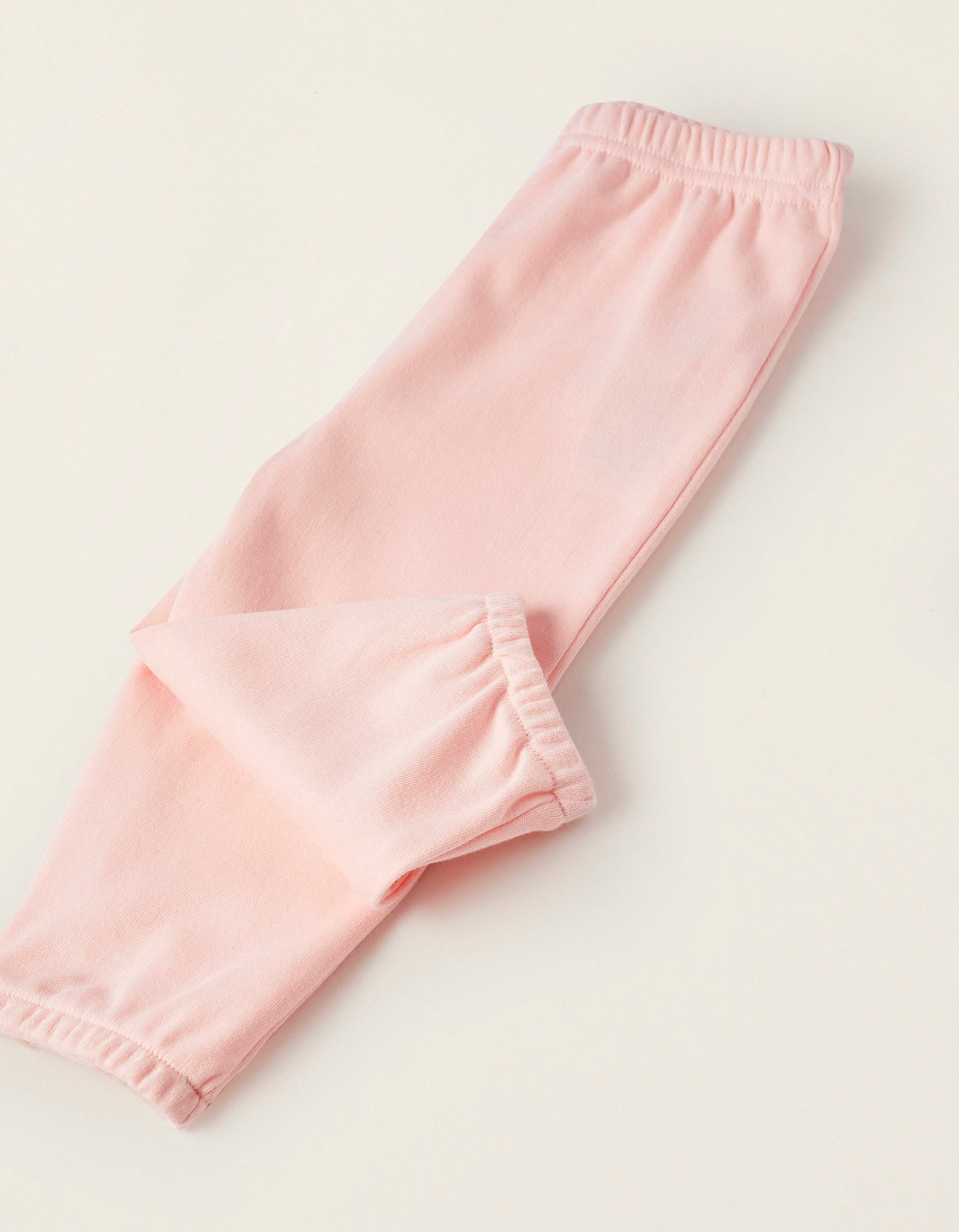 Cotton Pyjama for Baby Girls 'Dear Mum', White/Pink