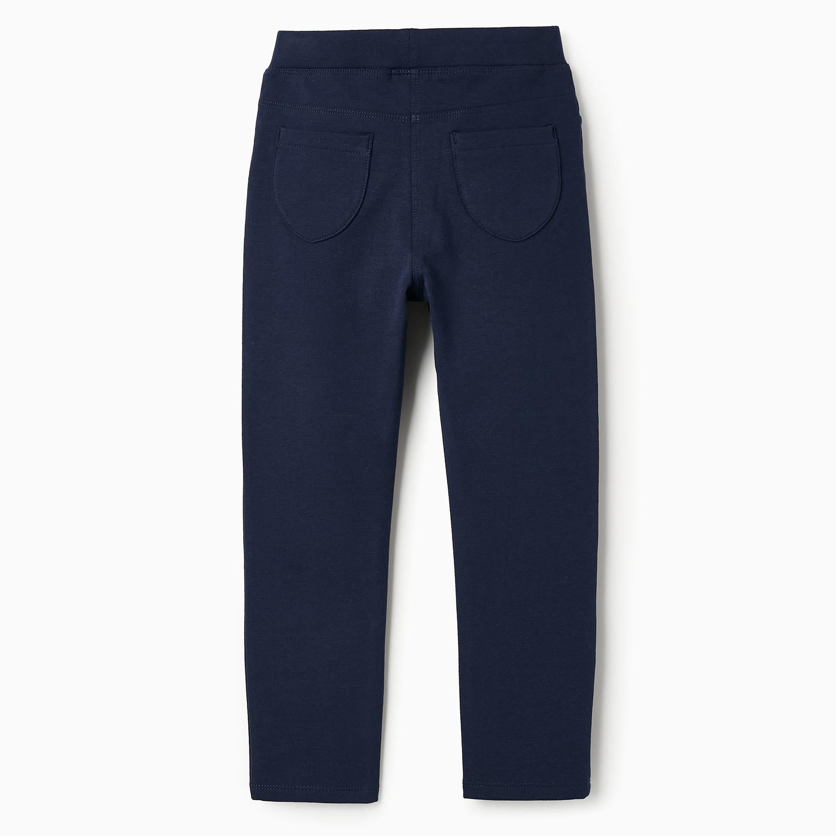 Brushed Jeggings with Pockets for Girls, Dark Blue