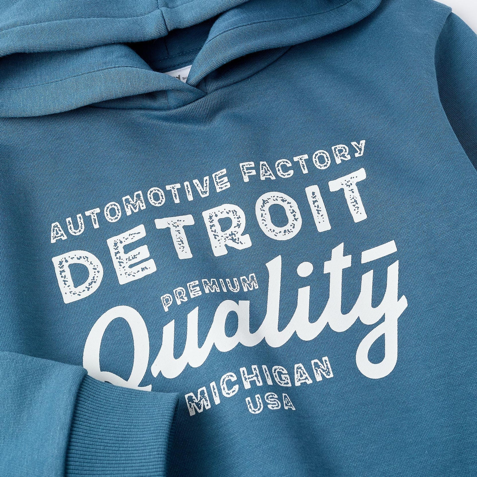 Hooded Sweatshirt for Boys 'Detroit', Turquoise