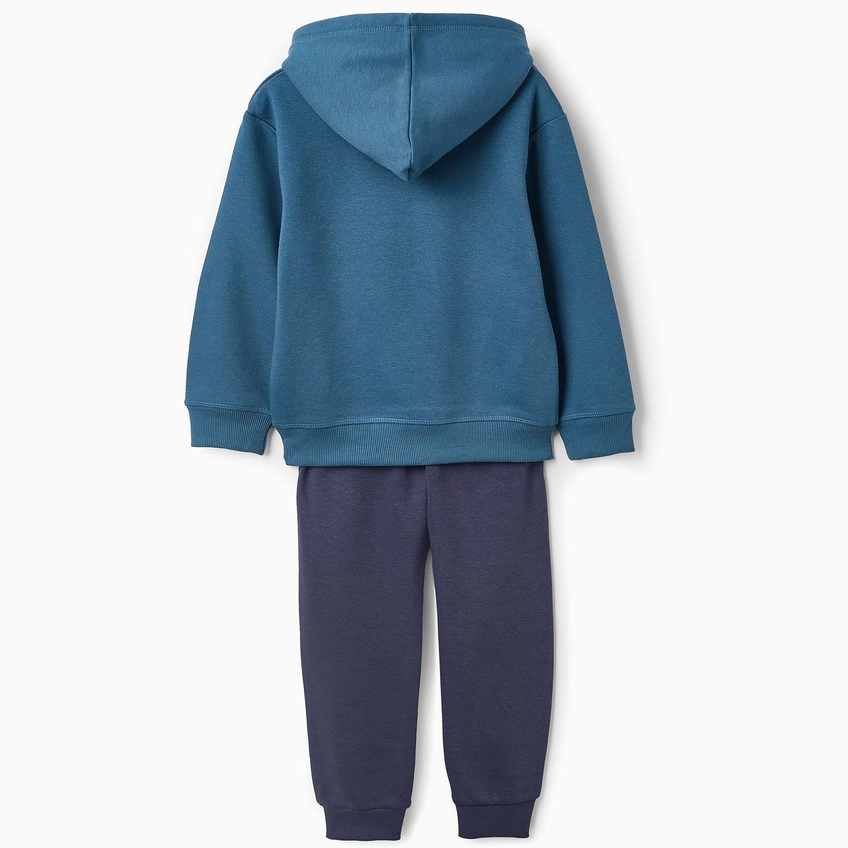 Fleece Sweatshirt + Trousers for Boys 'Detroit', Turquoise/Dark Blue