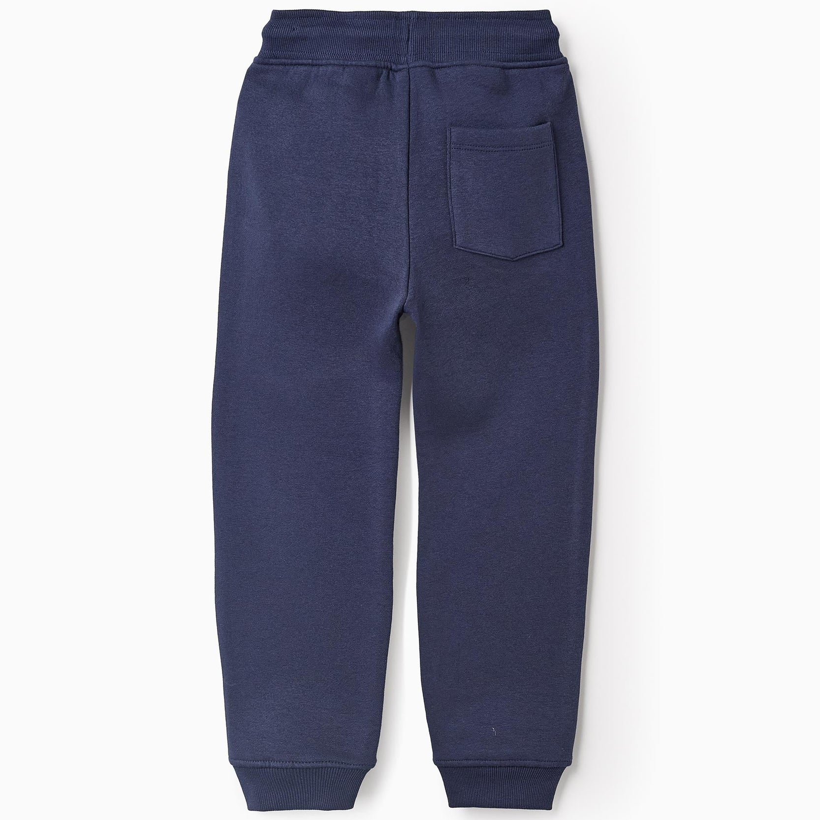 Fleece Joggers with Drawstring for Boys, Dark Blue