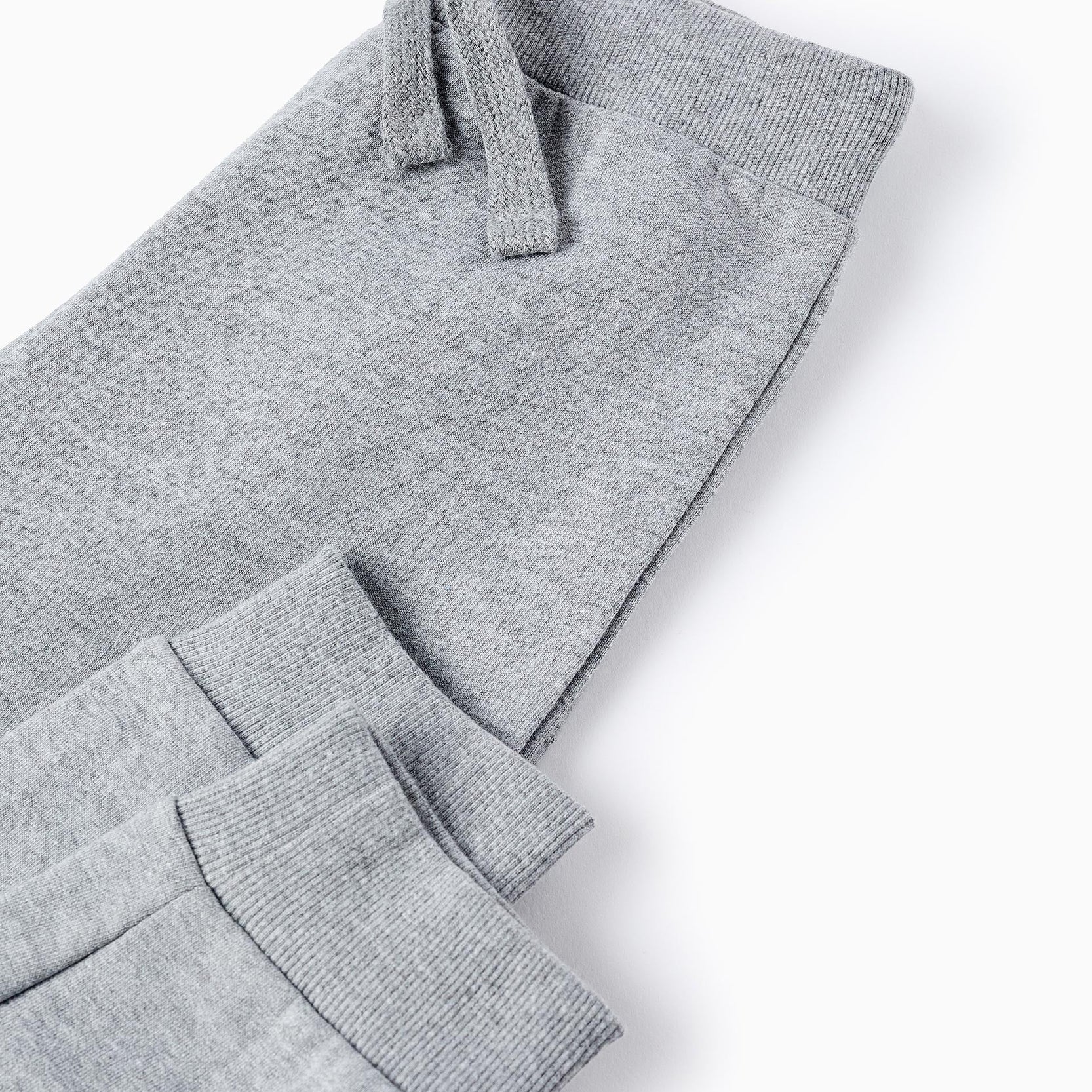 Fleece Sweatshirt + Trousers for Boys 'Chicago', Green/Grey