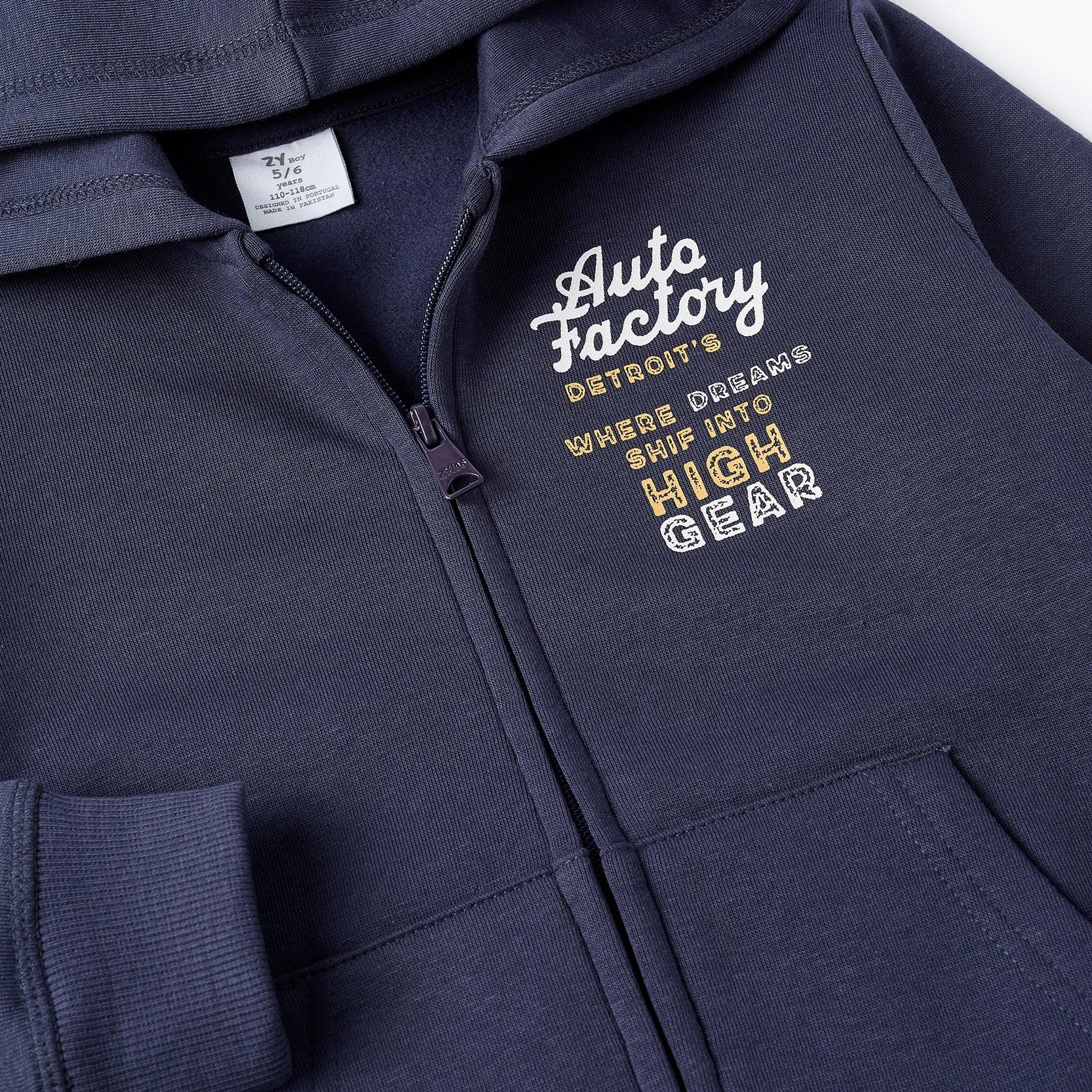 Brushed Tracksuit for Boys 'Detroit', Dark Blue