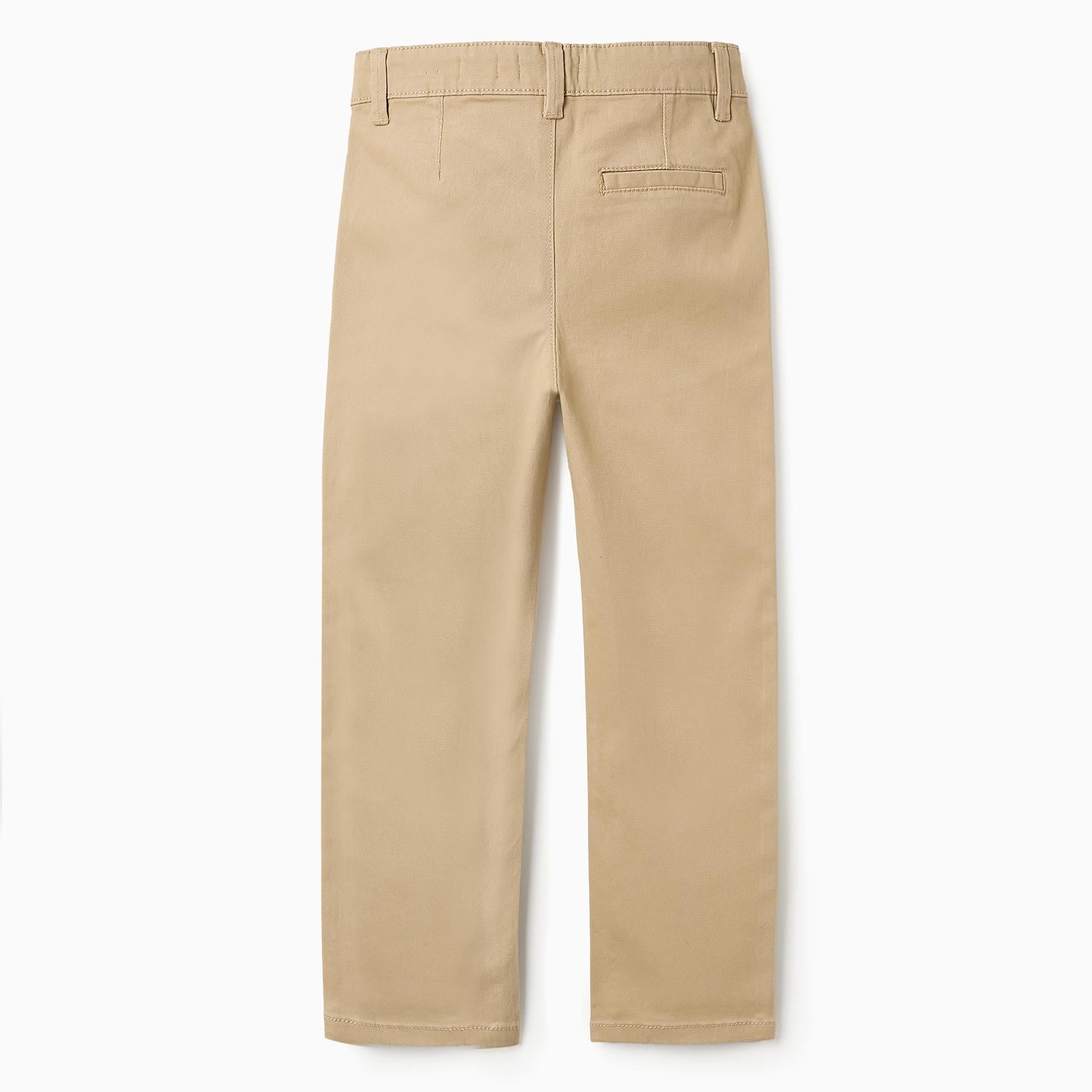 Chino Twill Trousers for Boys 'Slim Fit', Beige