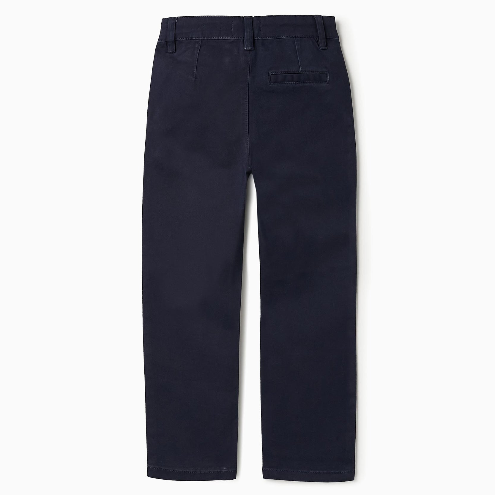 Chino Twill Trousers for Boys 'Slim Fit', Dark Blue