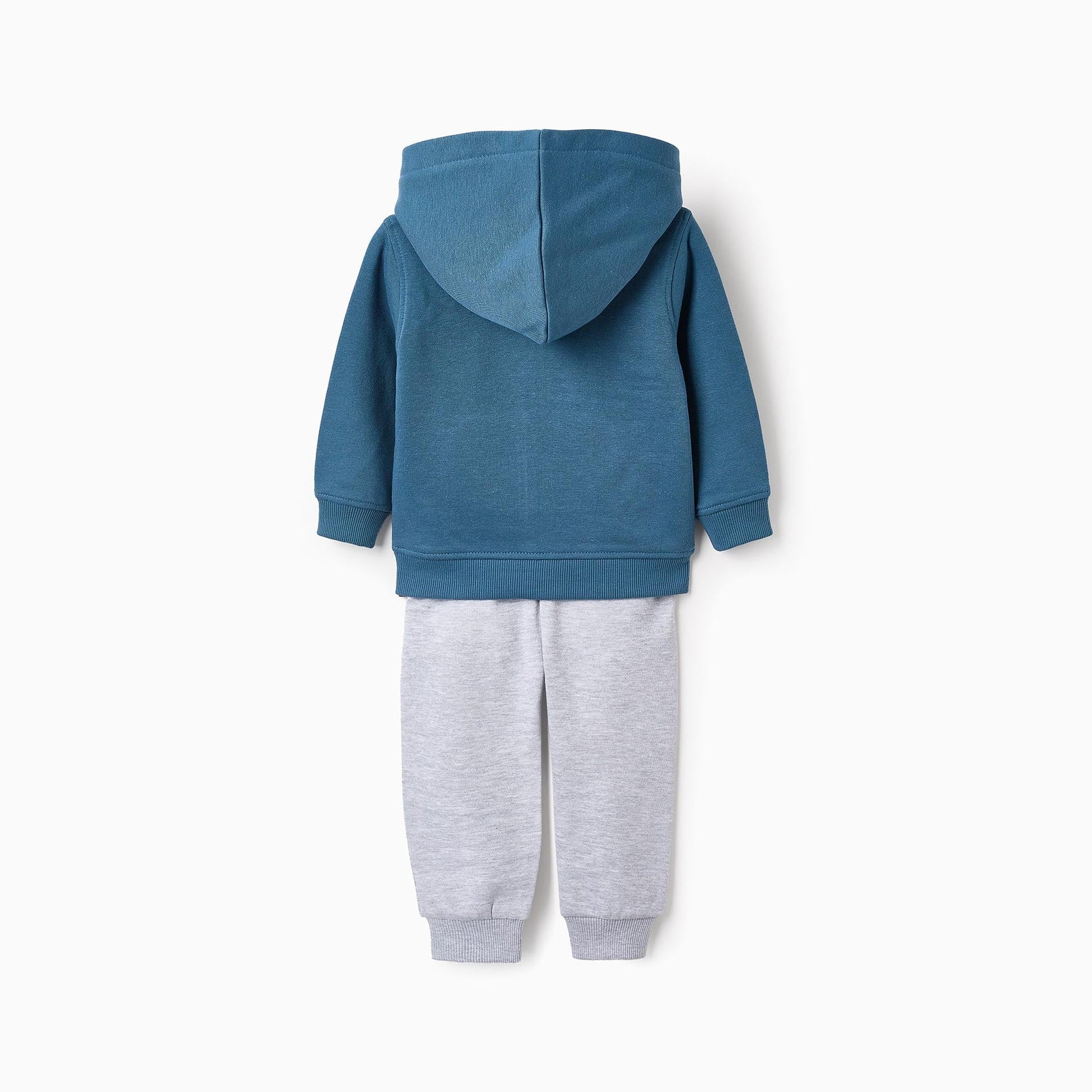 Jacket + Joggers for Baby Boys 'Traffic Signs', Turquoise/Grey
