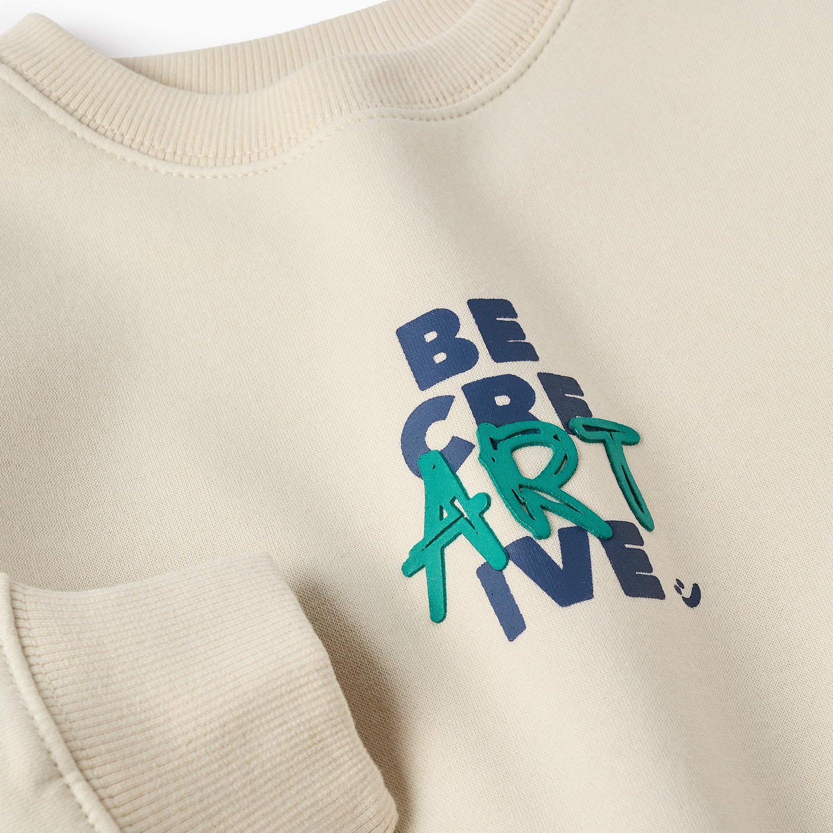 Sweatshirt for Boys 'CreARTive' Sweatshirt, Beige