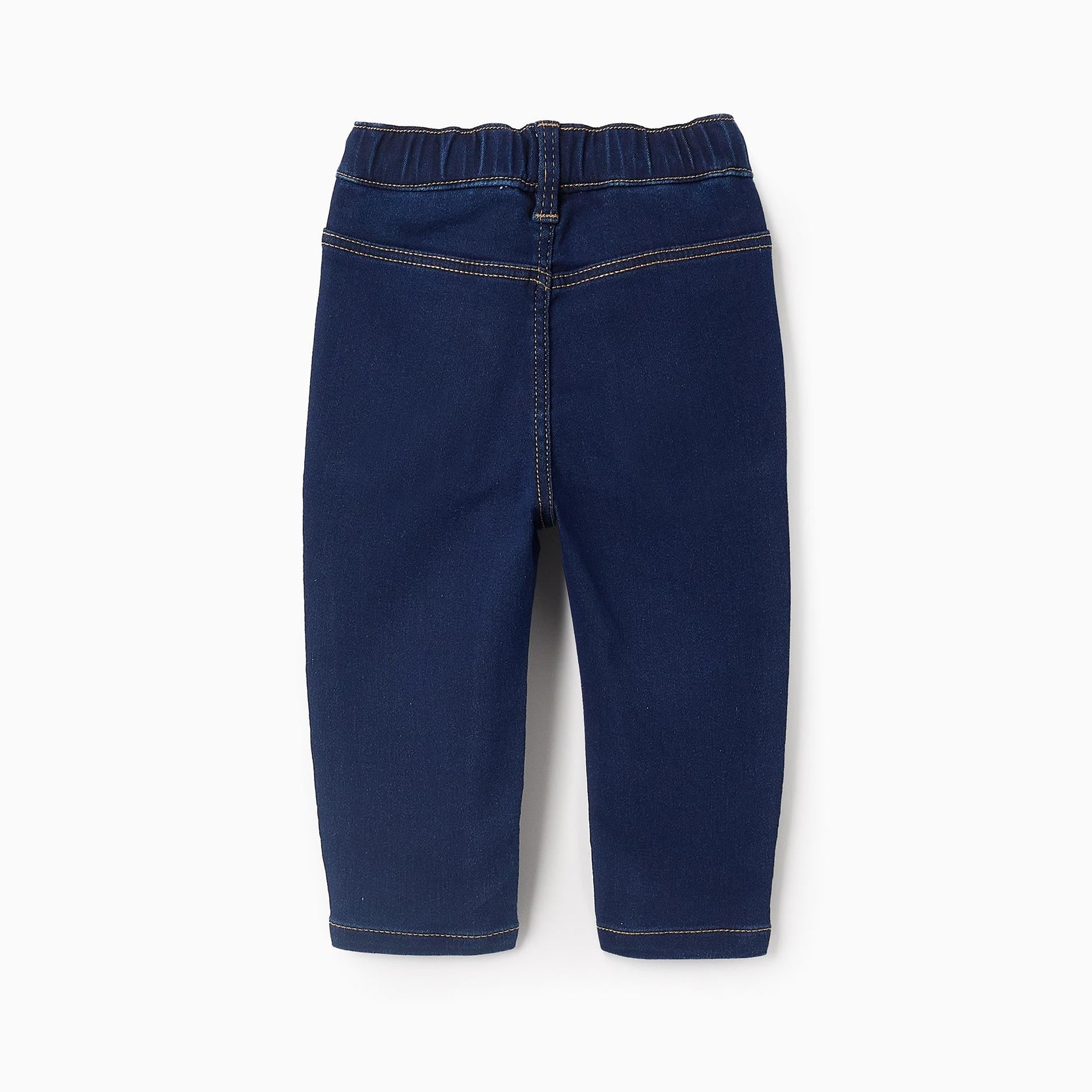 Denim Trousers for Baby Girls, Dark Blue