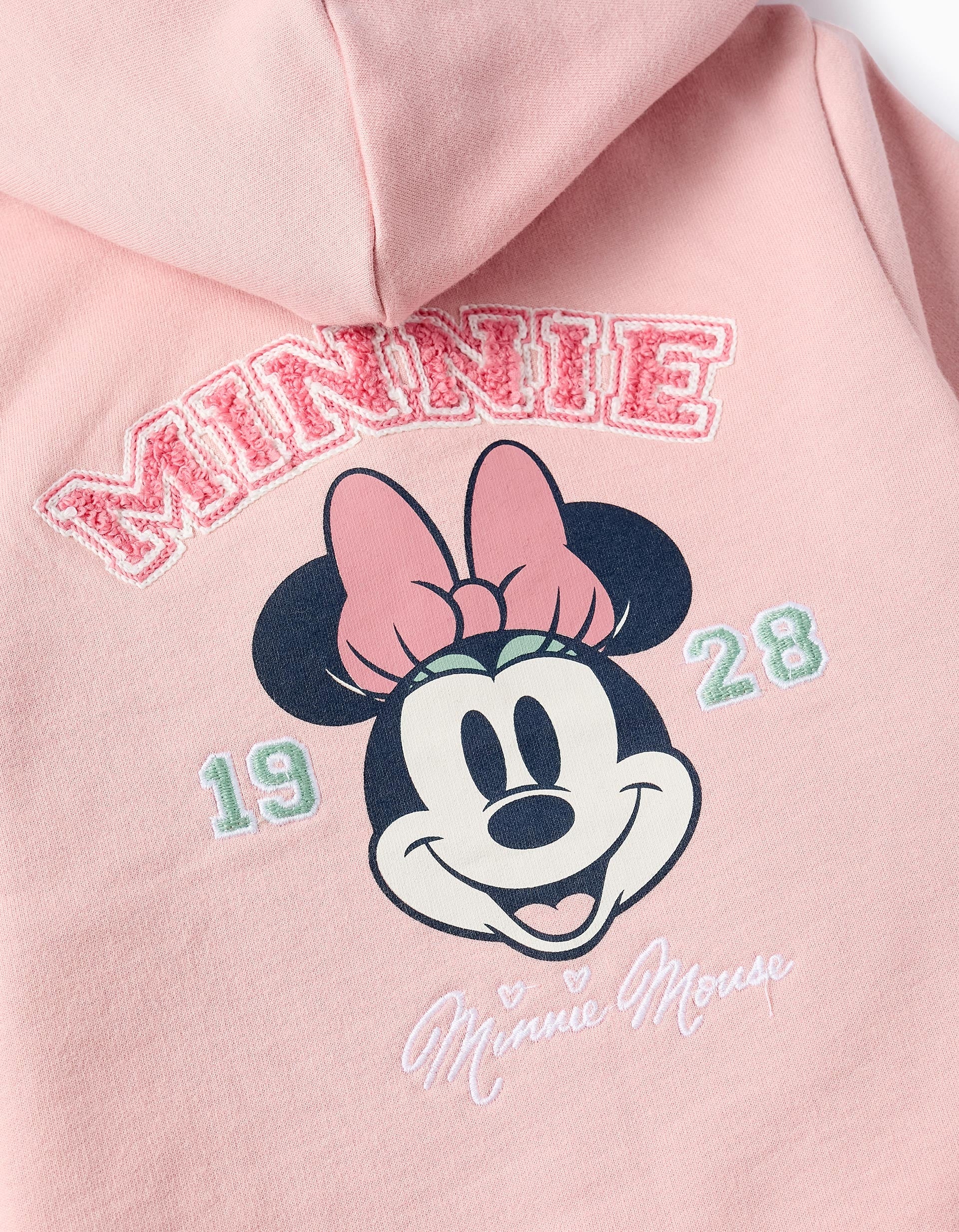 Hooded Jacket for Baby Girls 'Minnie', Pink