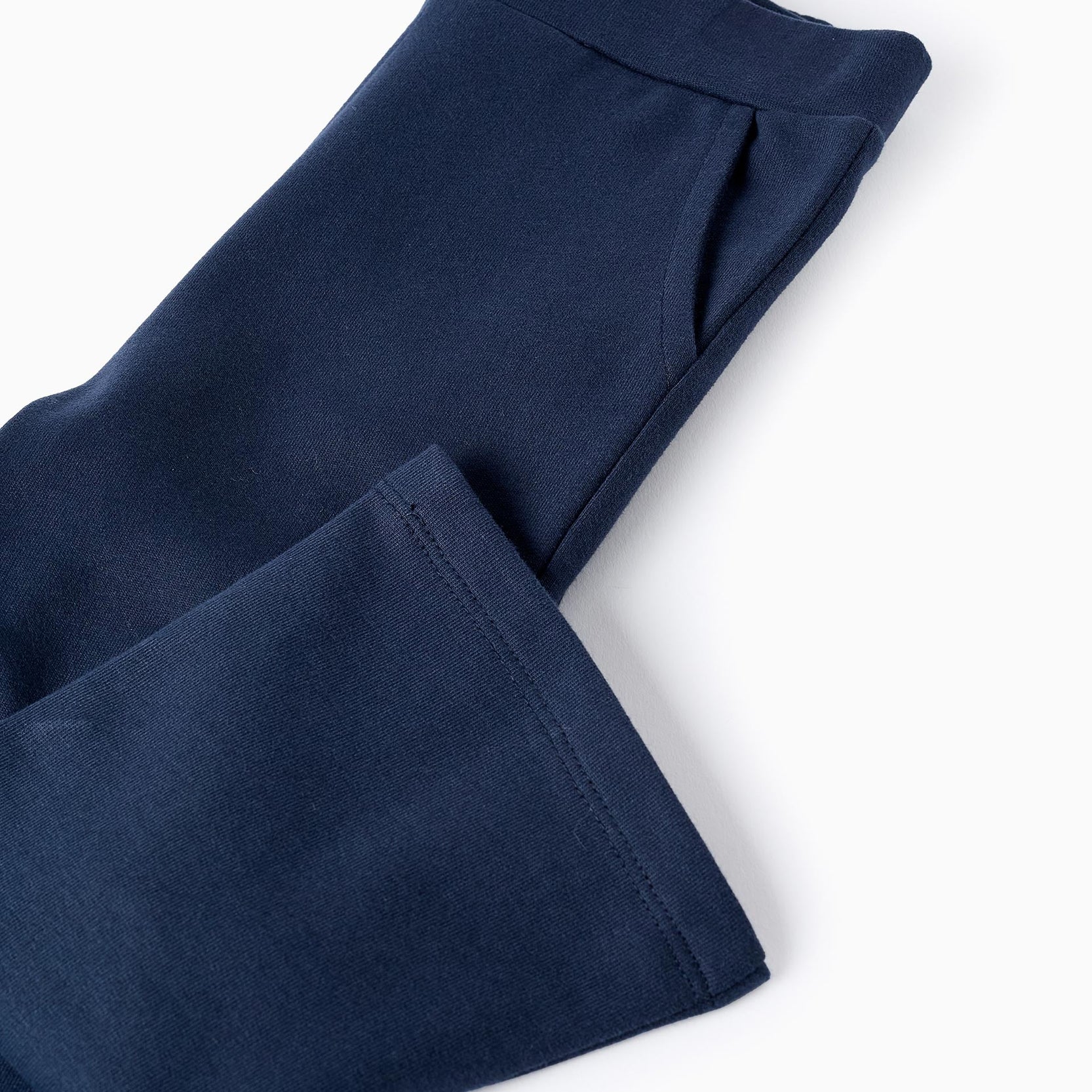 Sweatshirt + Flared Trousers for Baby Girls 'Minnie', Beige/Blue