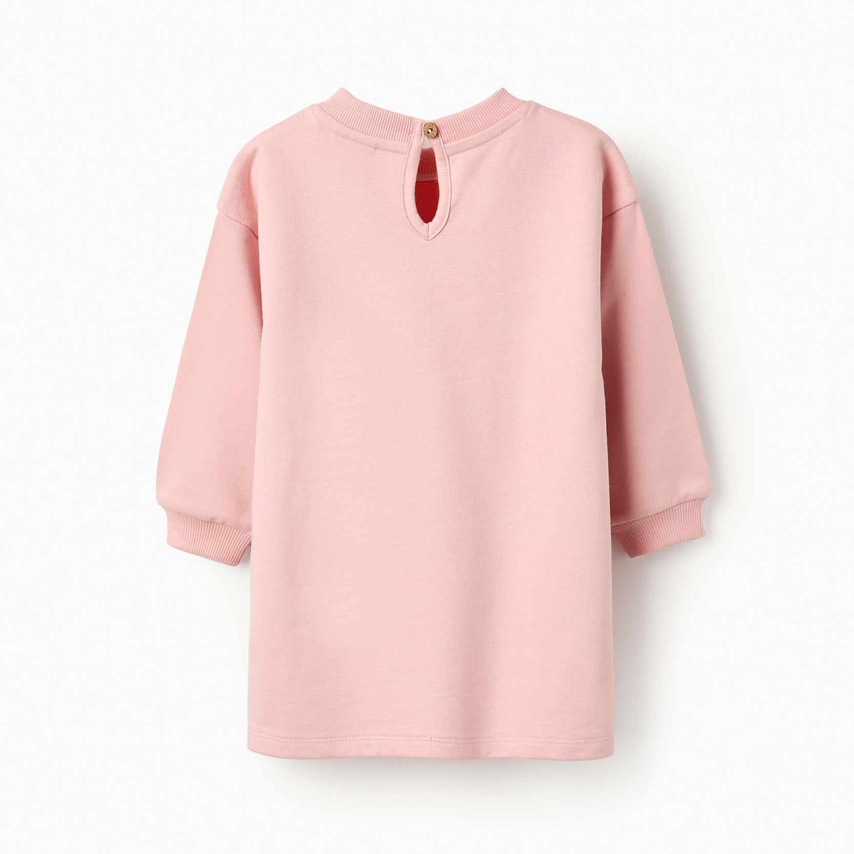 Cotton Sweatshirt Dress for Baby Girls 'Minnie', Pink