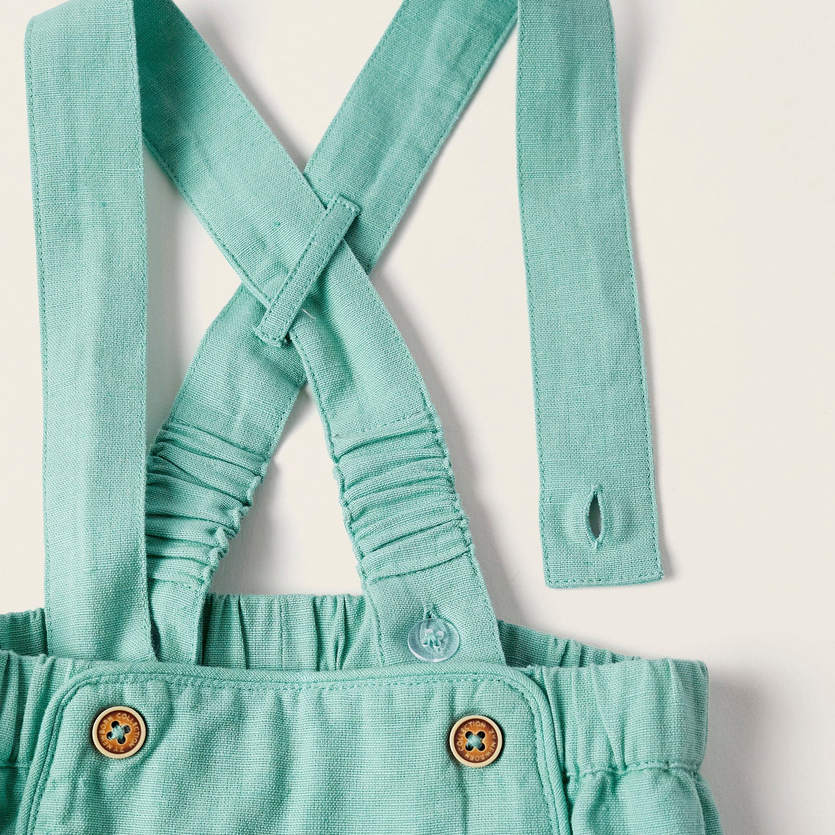 Shirt-Bodysuit + Jumpsuit for Newborn Boys 'B&S', Coral/Aqua Green