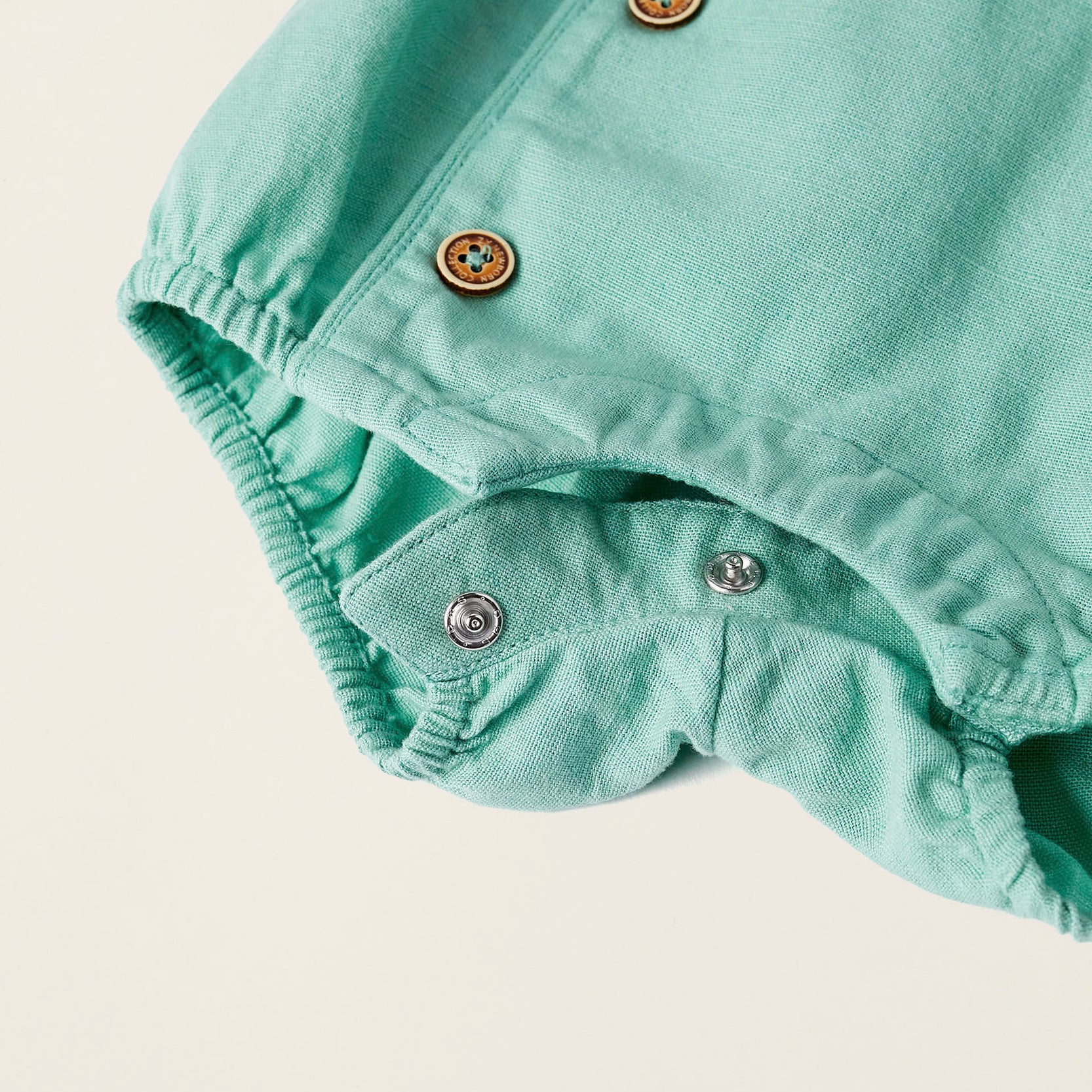 Shirt-Bodysuit + Jumpsuit for Newborn Boys 'B&S', Coral/Aqua Green