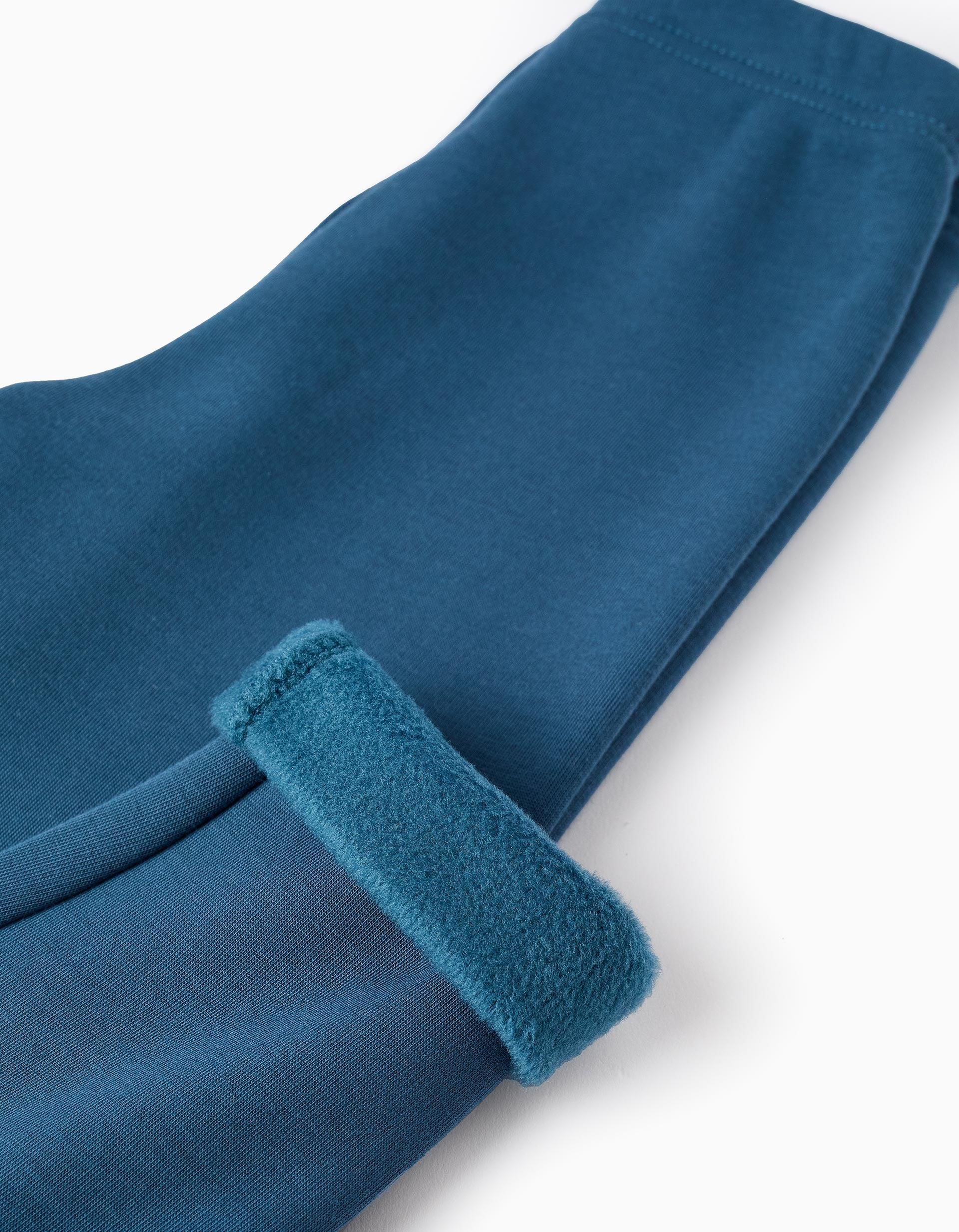 Thermal Effect Leggings for Girls, Turquoise