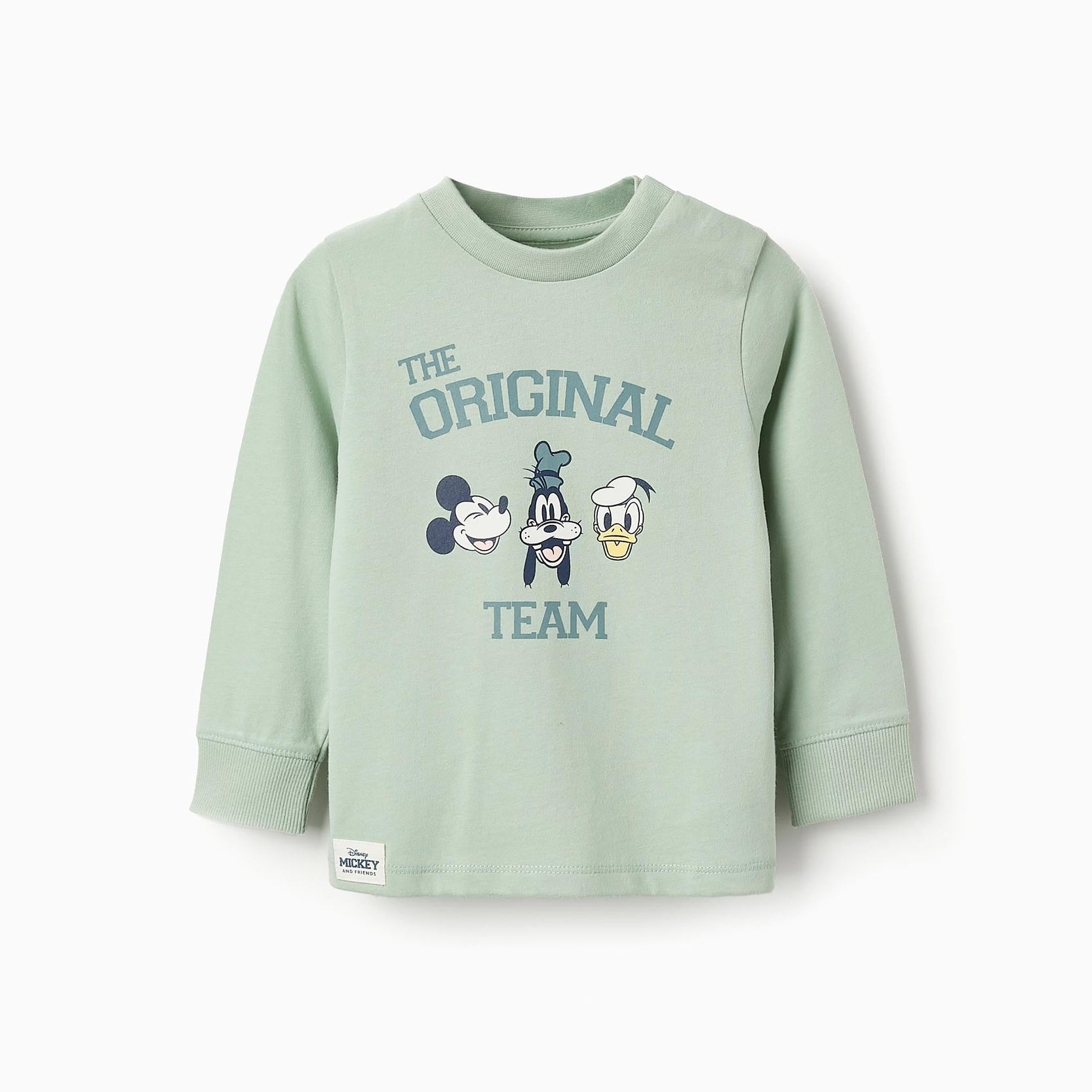 Long-sleeved T-shirt for Baby Boys 'Mickey & Friends', Green