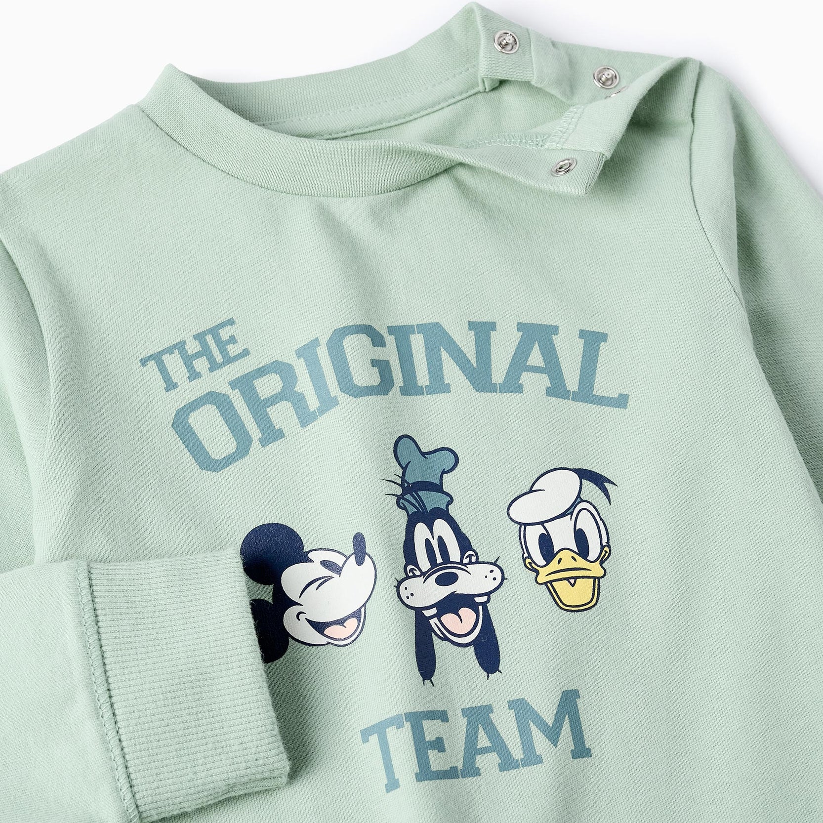 Long-sleeved T-shirt for Baby Boys 'Mickey & Friends', Green