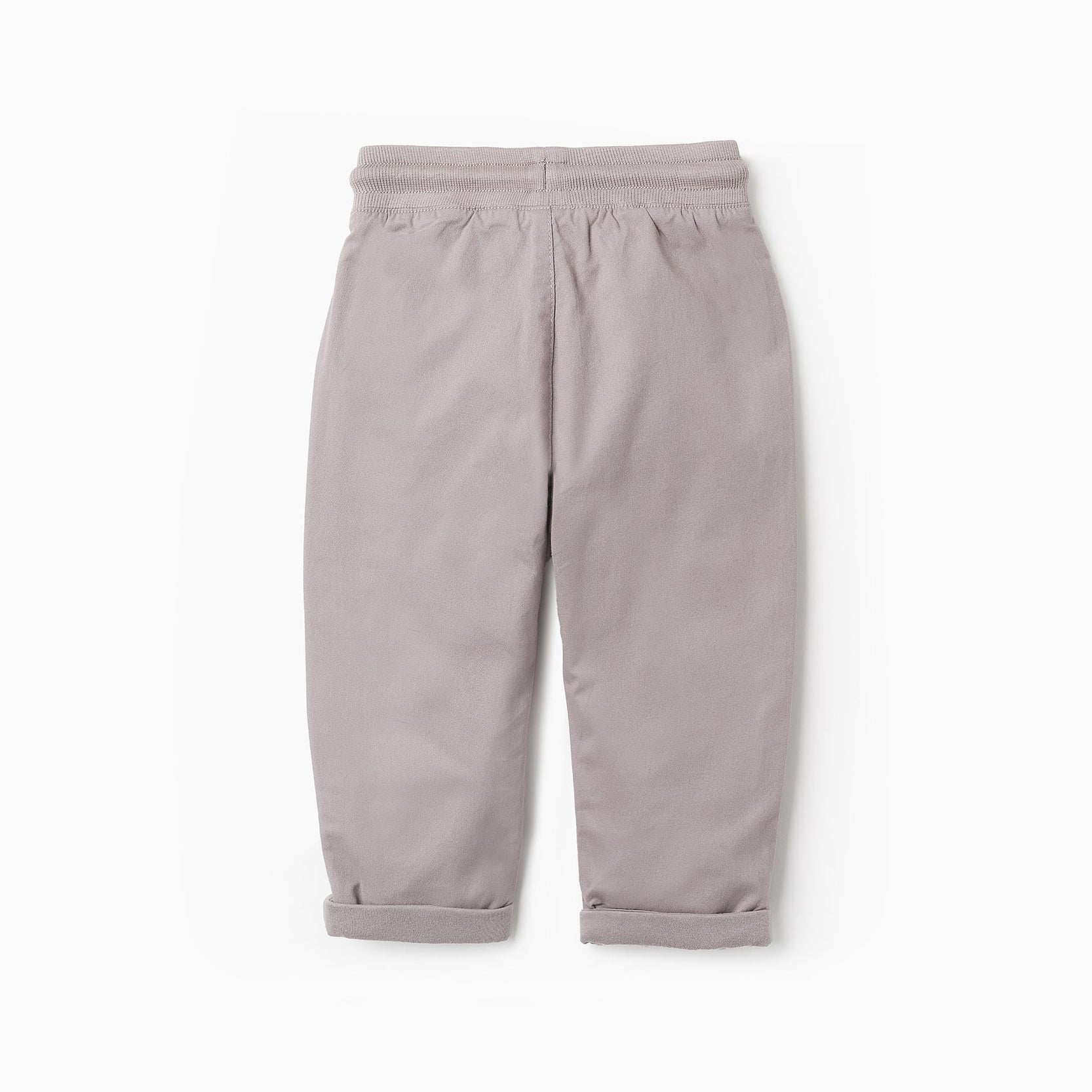Trousers with Jersey Lining for Baby Boys, Grey