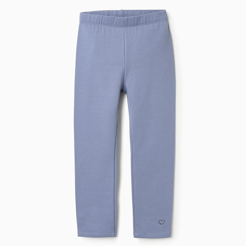 Brushed Leggings for Girls, Blue