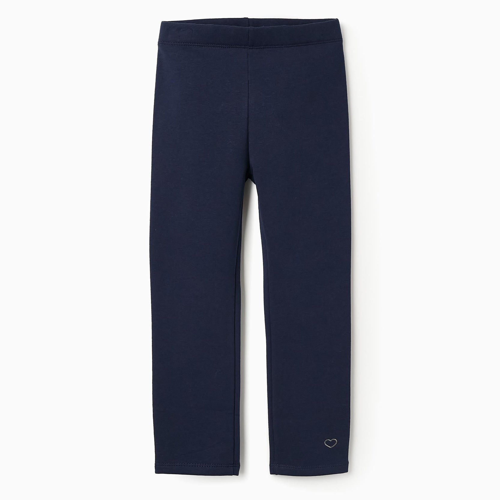 Brushed Leggings for Girls, Dark Blue